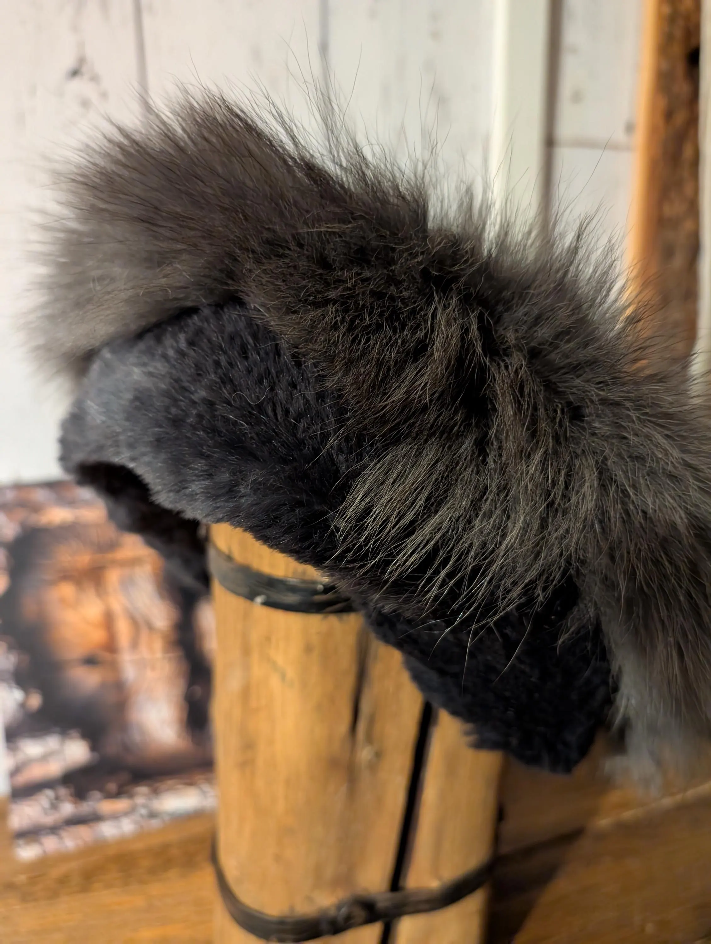 Mongolian, Cossack, Norse, Viking, Mongolian style fox fur hat