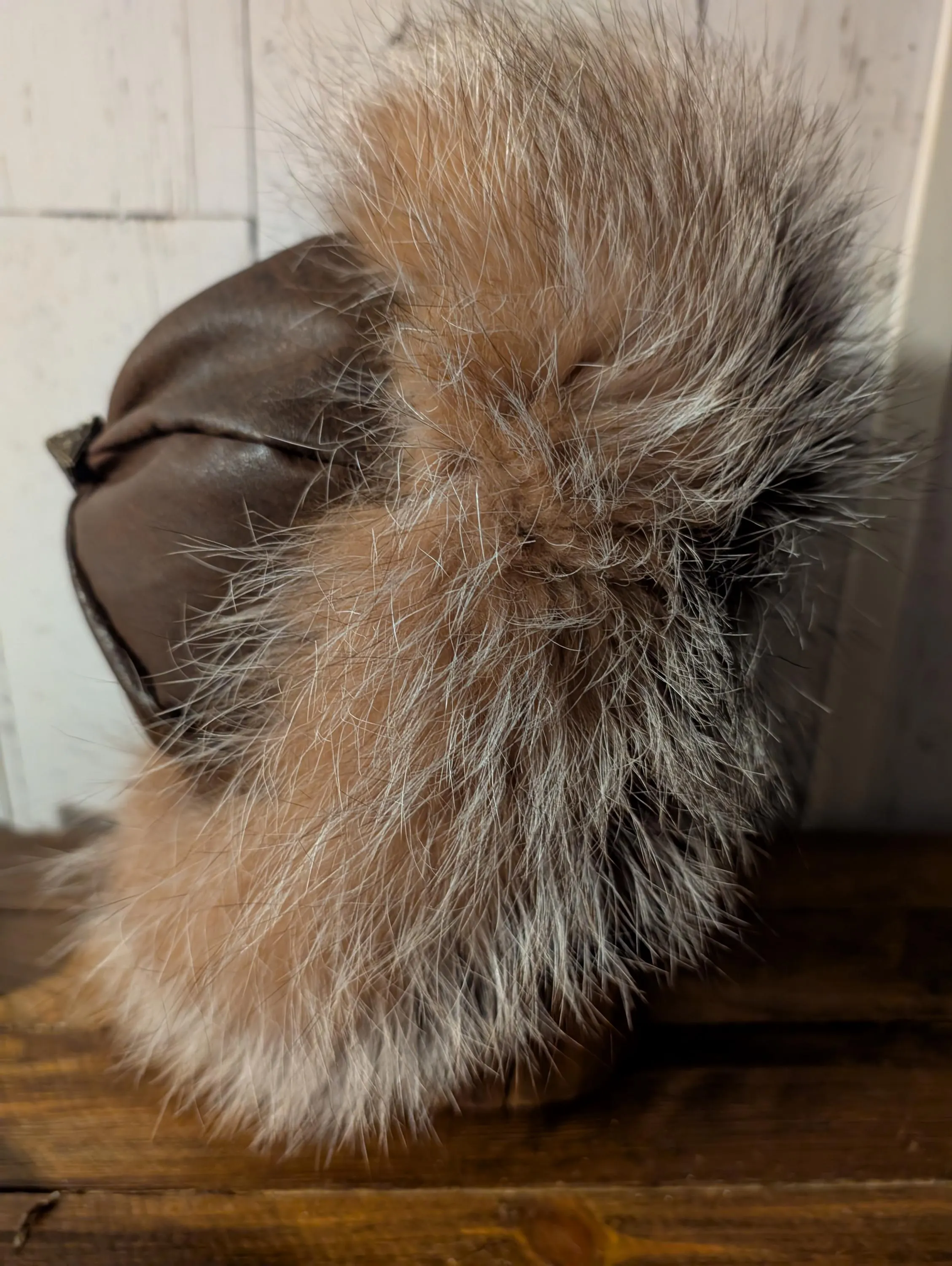 Mongolian, Cossack, Norse, Viking, Mongolian style fox fur hat