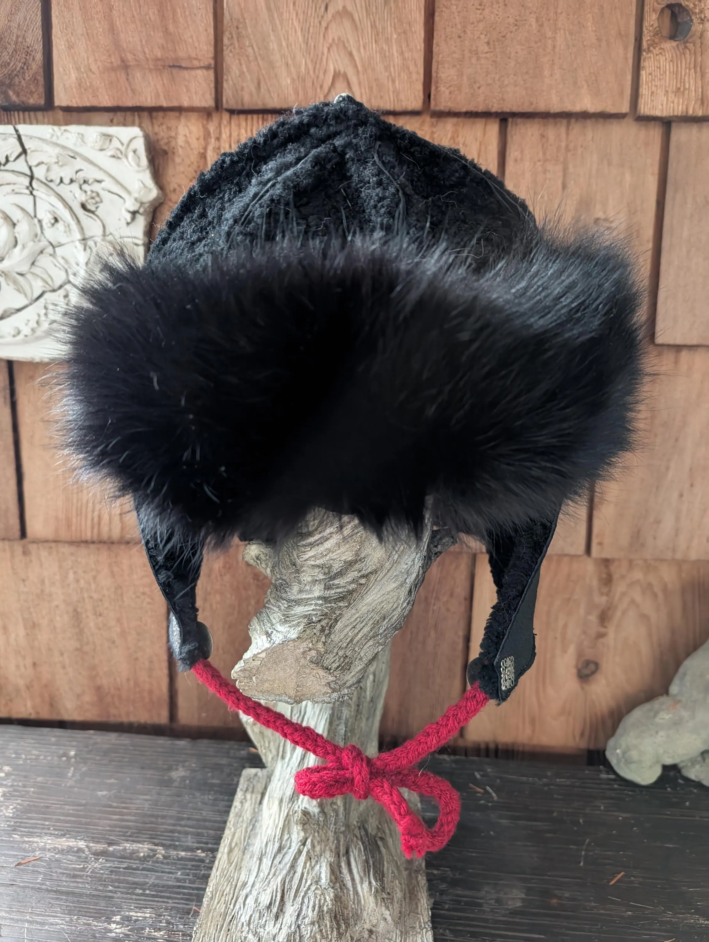 Mongolian, Cossack, Norse, Viking, Mongolian style fox fur and Persian lamb