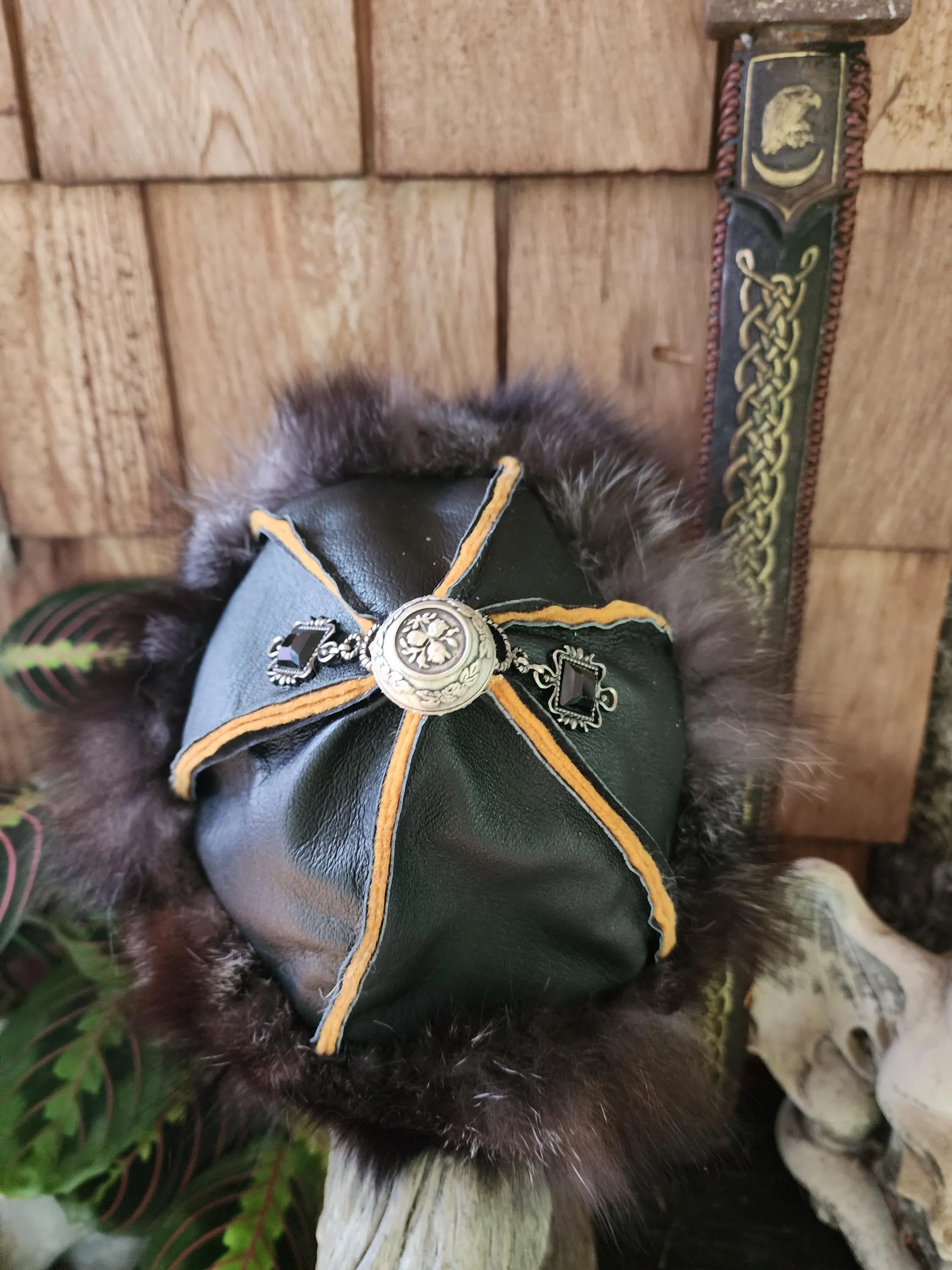 Medieval Style Fur Hat