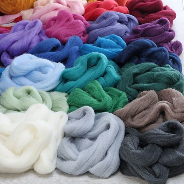 Corriedal Top Colored Wool Roving
