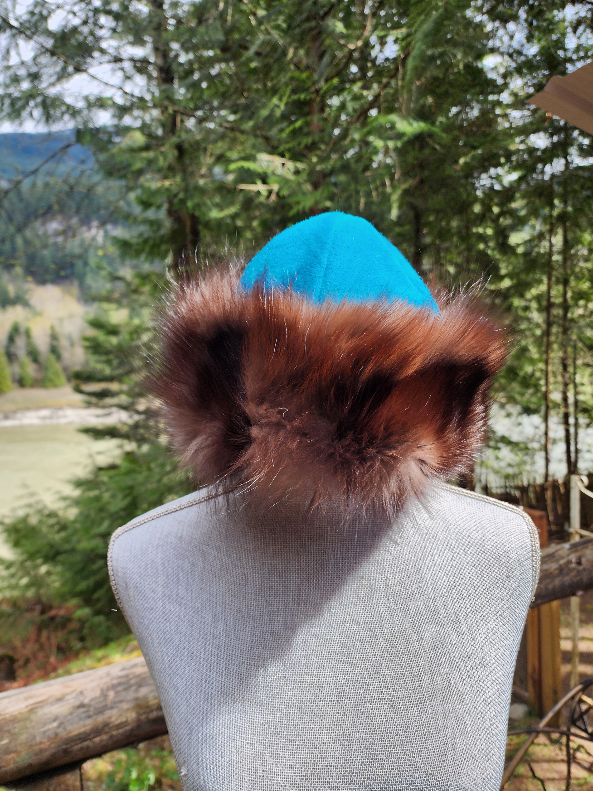 Mongolian, Cossack, Norse, Viking  style with suede and fox fur
