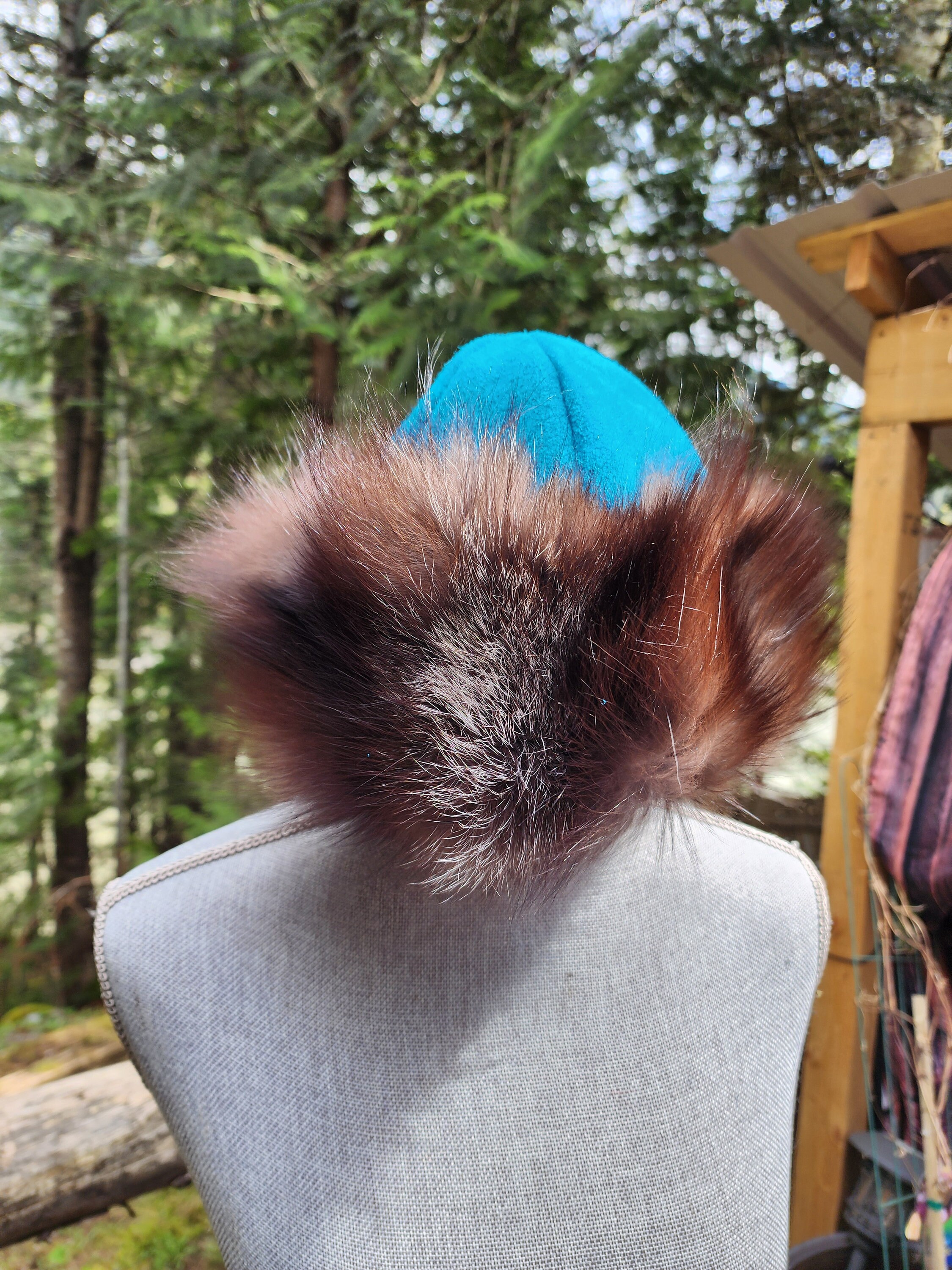 Mongolian, Cossack, Norse, Viking  style with suede and fox fur