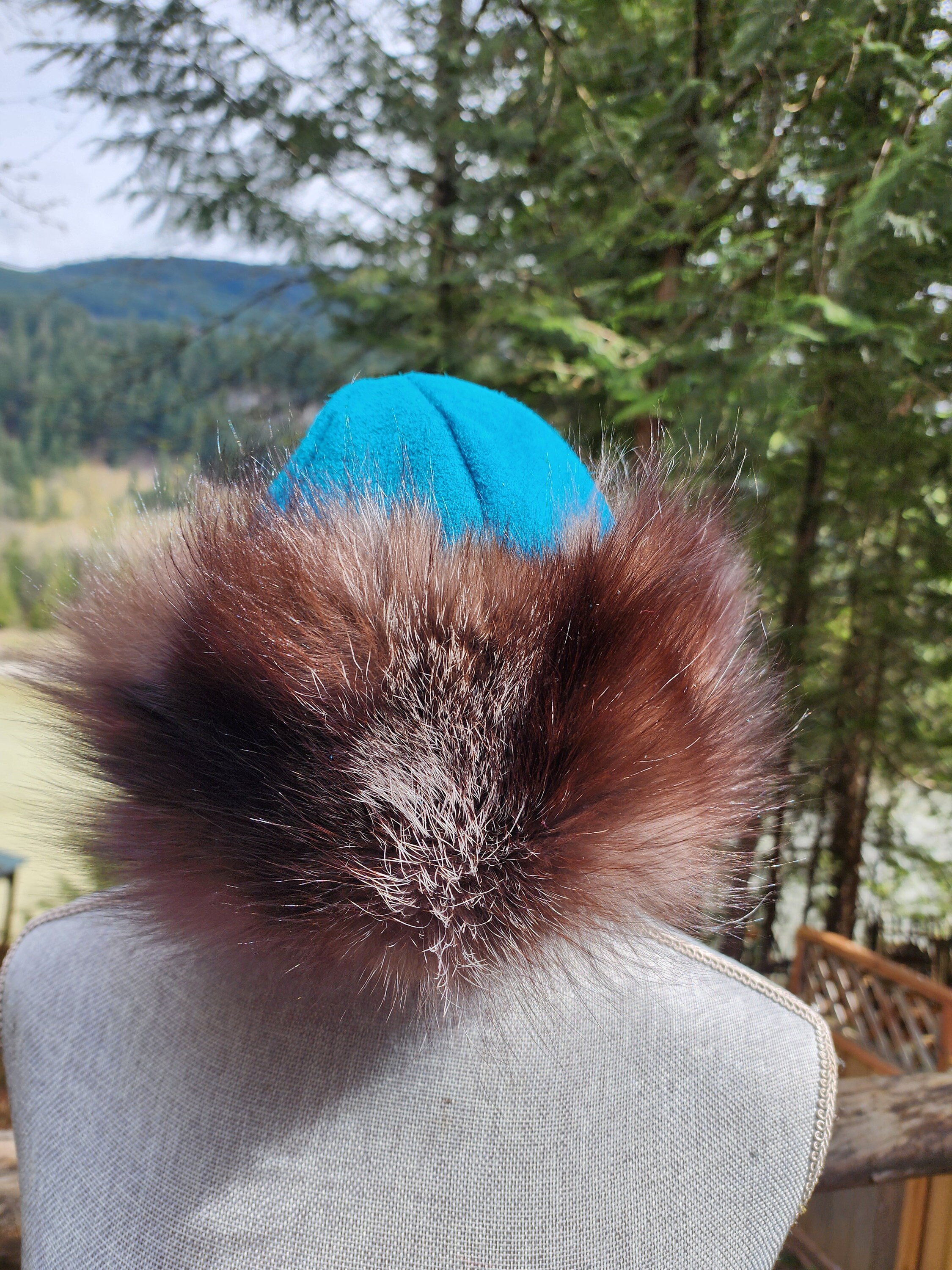 Mongolian, Cossack, Norse, Viking  style with suede and fox fur