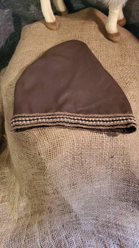 Phrygian hats, historically accurate, custom order hat your choice of handmade woven trim and colour, leather or wool and lined.