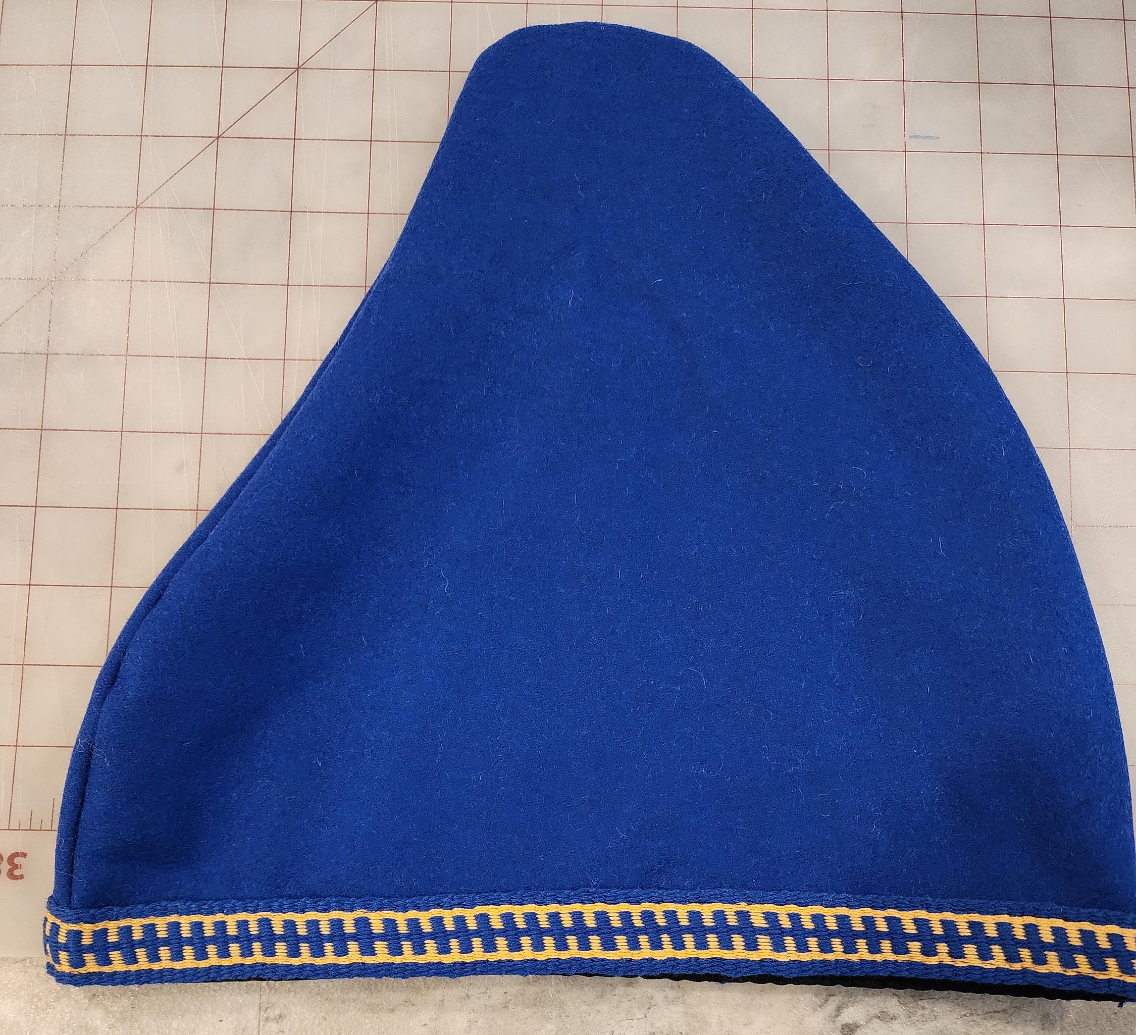 Phrygian hats, historically accurate, custom order hat your choice of handmade woven trim and colour, leather or wool and lined.