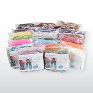 Create a beautifully soft silk/merino scarf 
