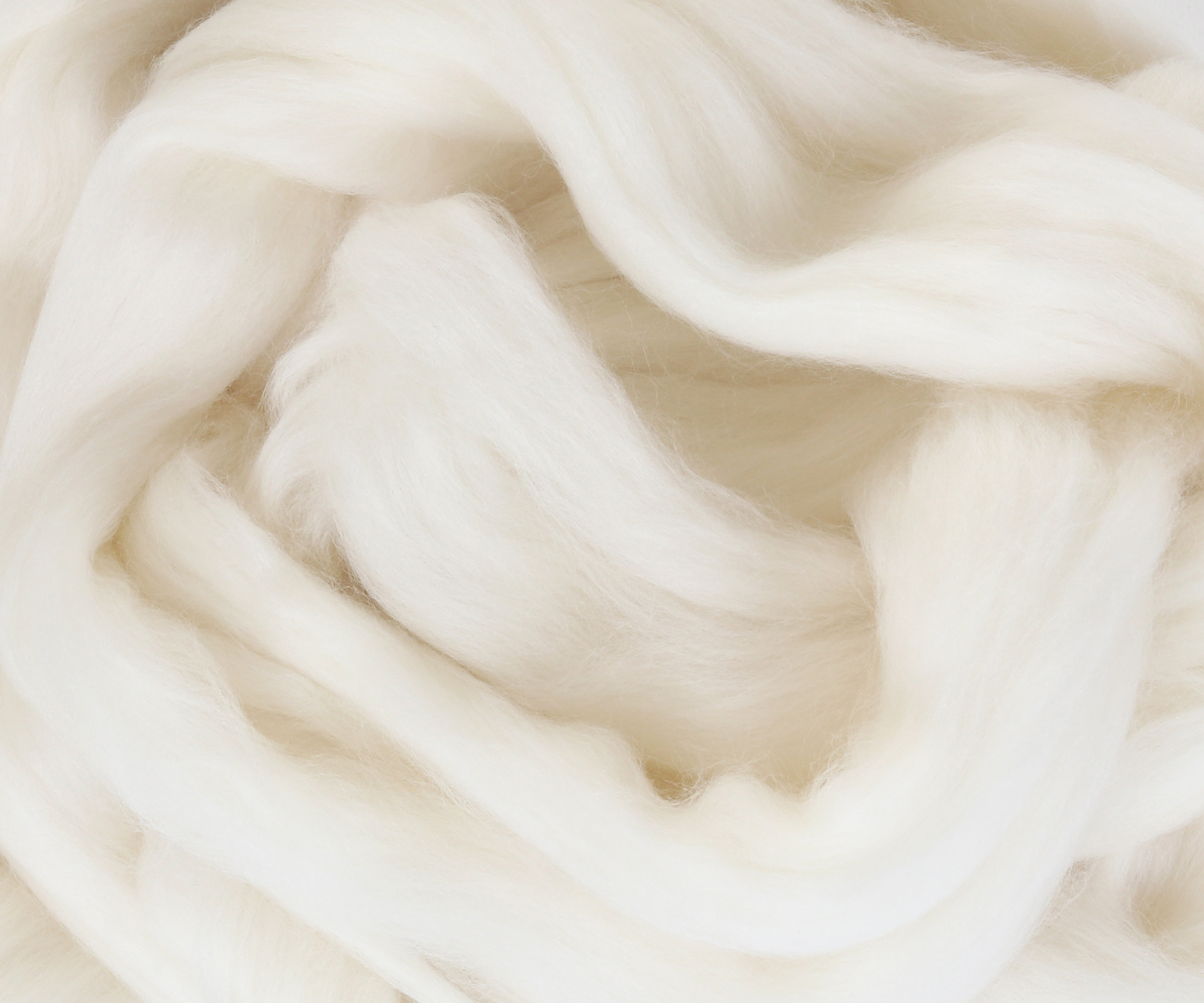 White Super Fine Merino Top – 19 Micron