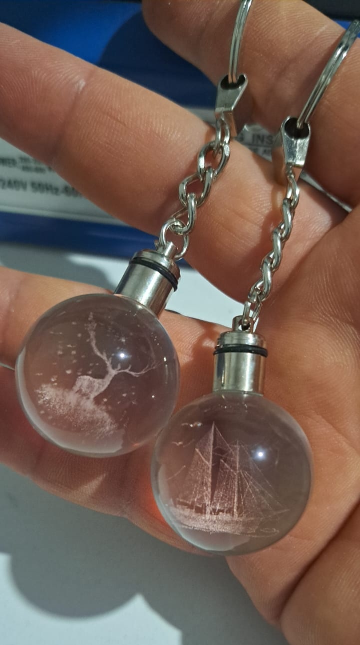 LLavero con luces cambiantes