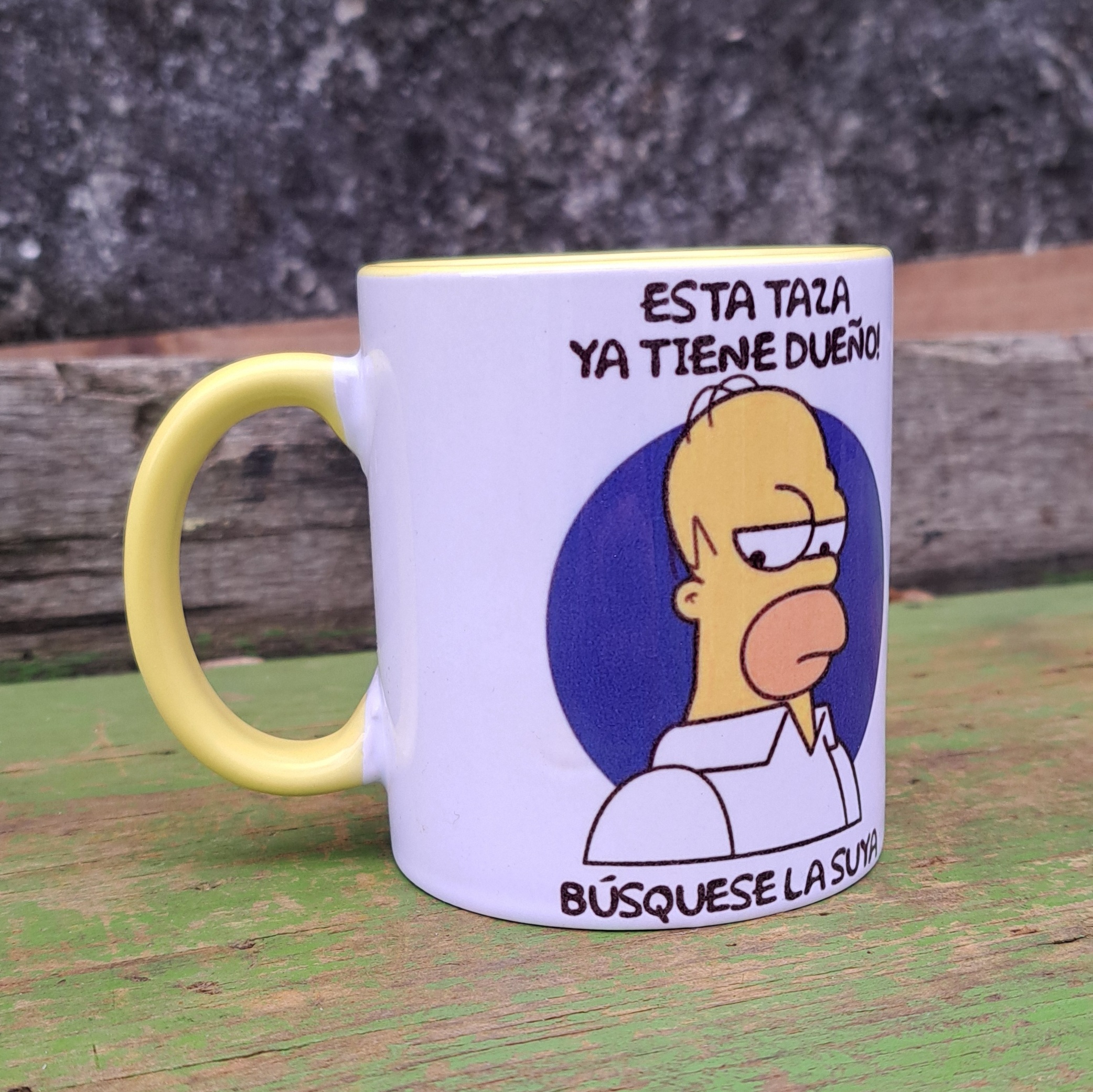 No toques mi taza, Homero Simpsons