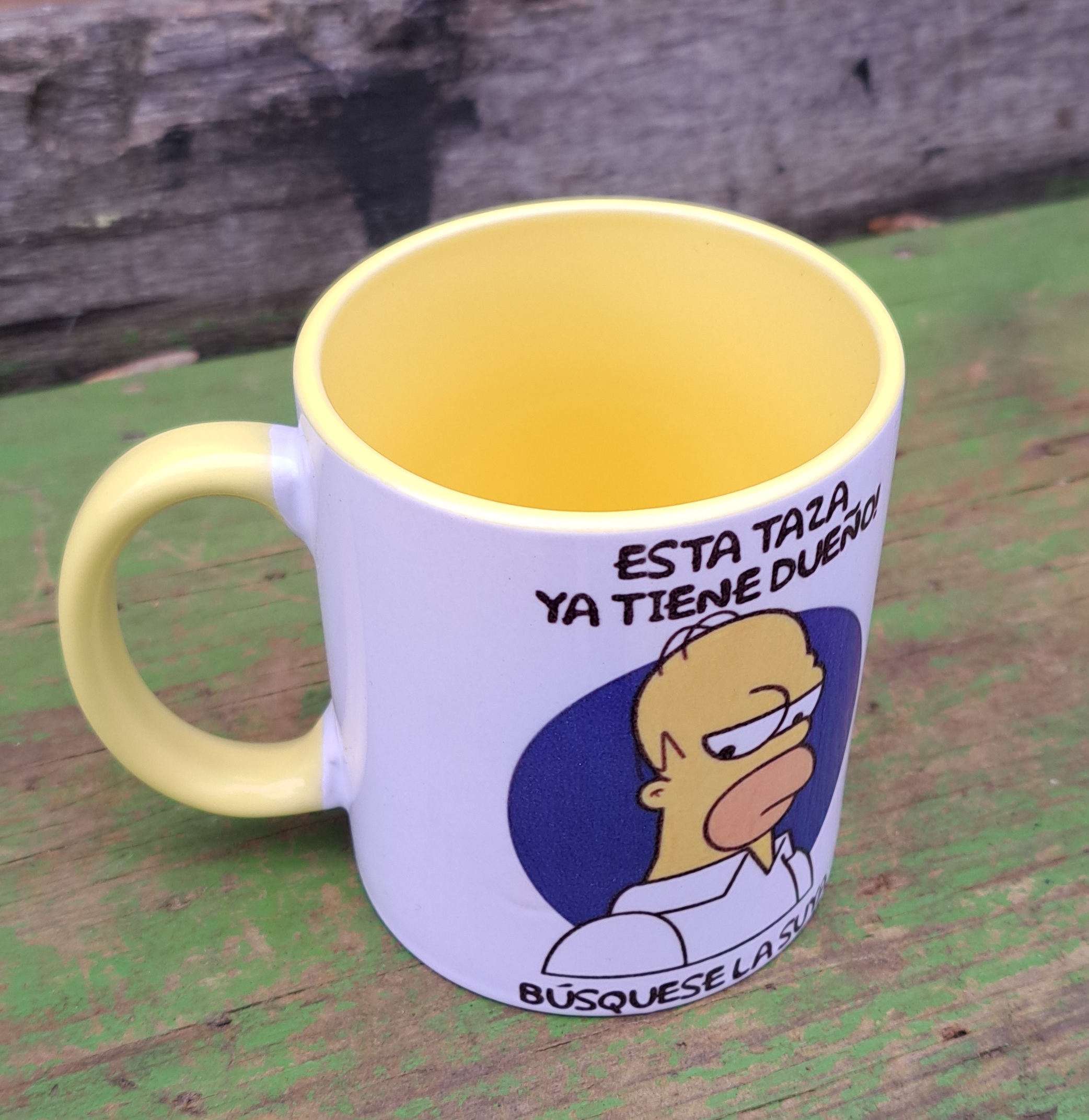 No toques mi taza, Homero Simpsons