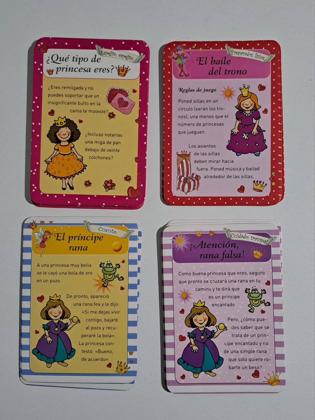 45 cartas didacticas con tematica princesas