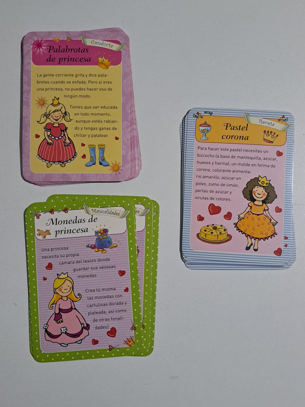 45 cartas didacticas con tematica princesas