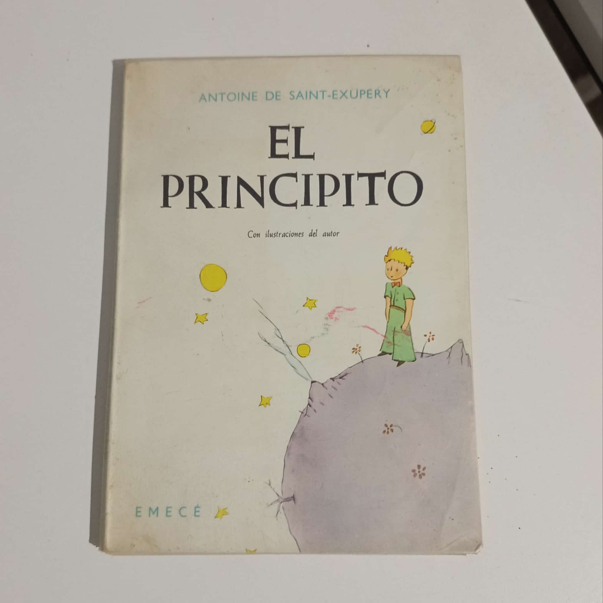 Libro: El principito, tapas forradas con nylon