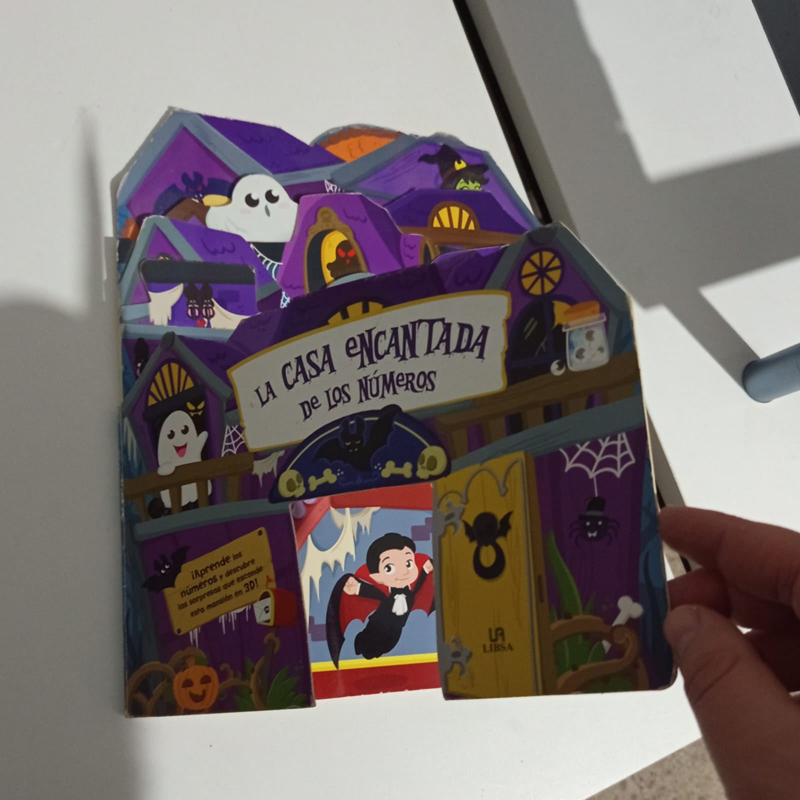 Casa Encantada Numeros, LIBRO en 3D para APRENDER