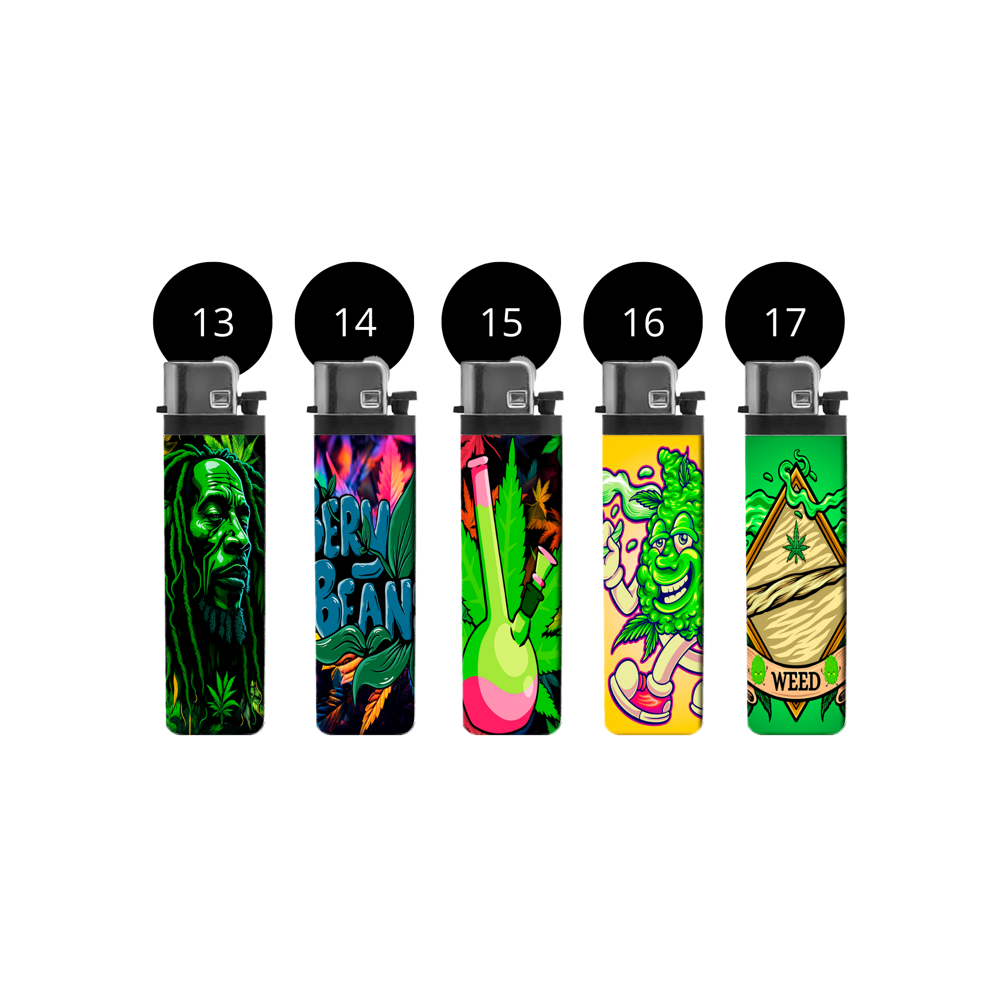 Encendedores Weed, Marihuana, Cannabis v1