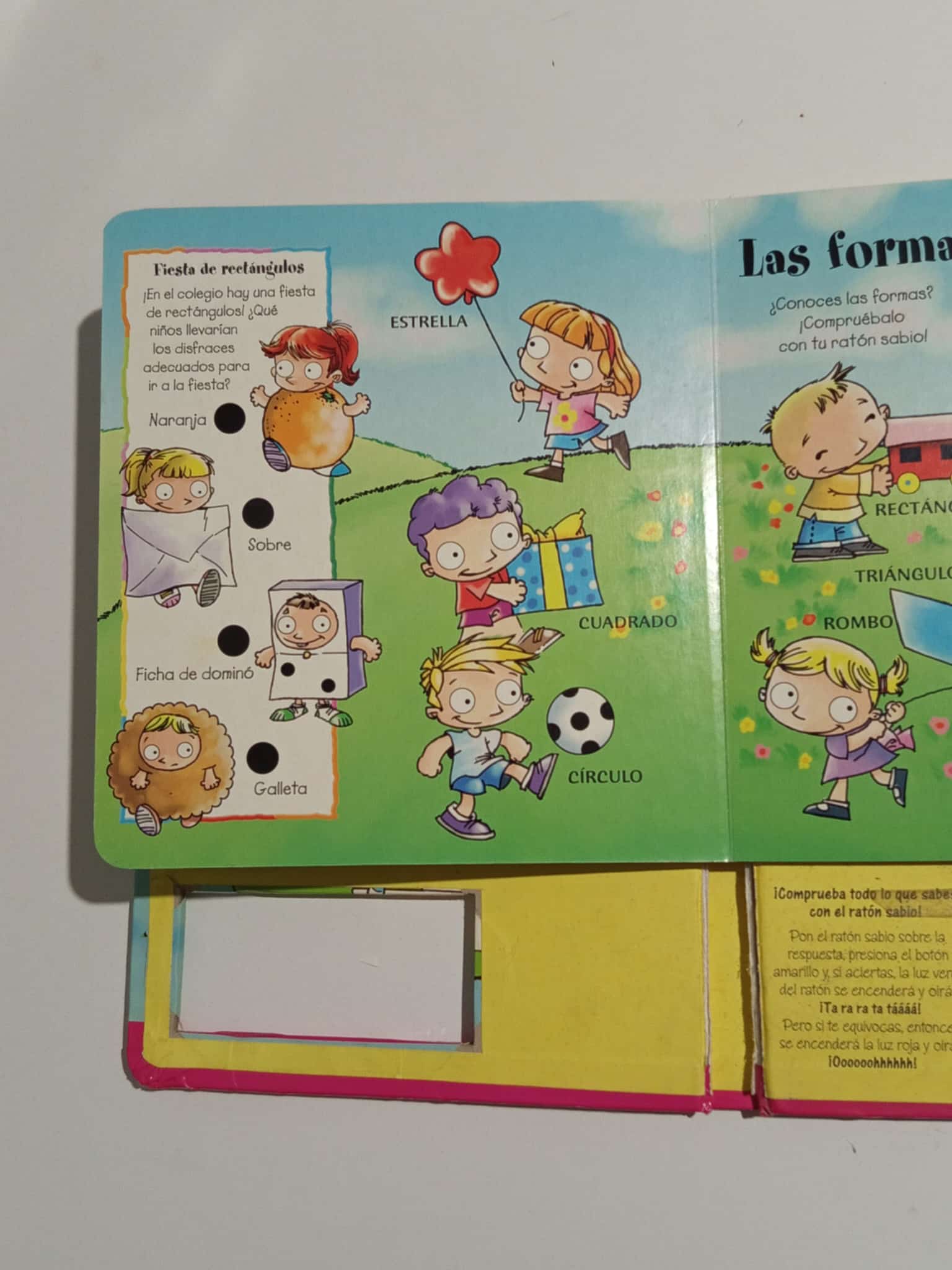 Libro didactico con detalles