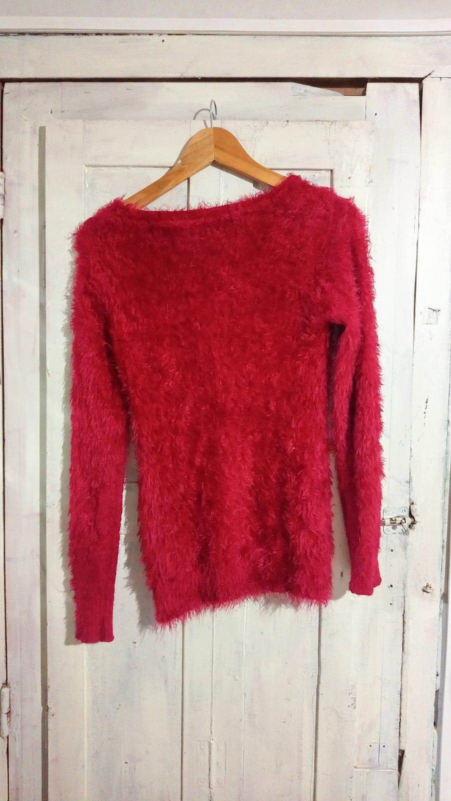 Blusa afelpada flexible, segunda mano