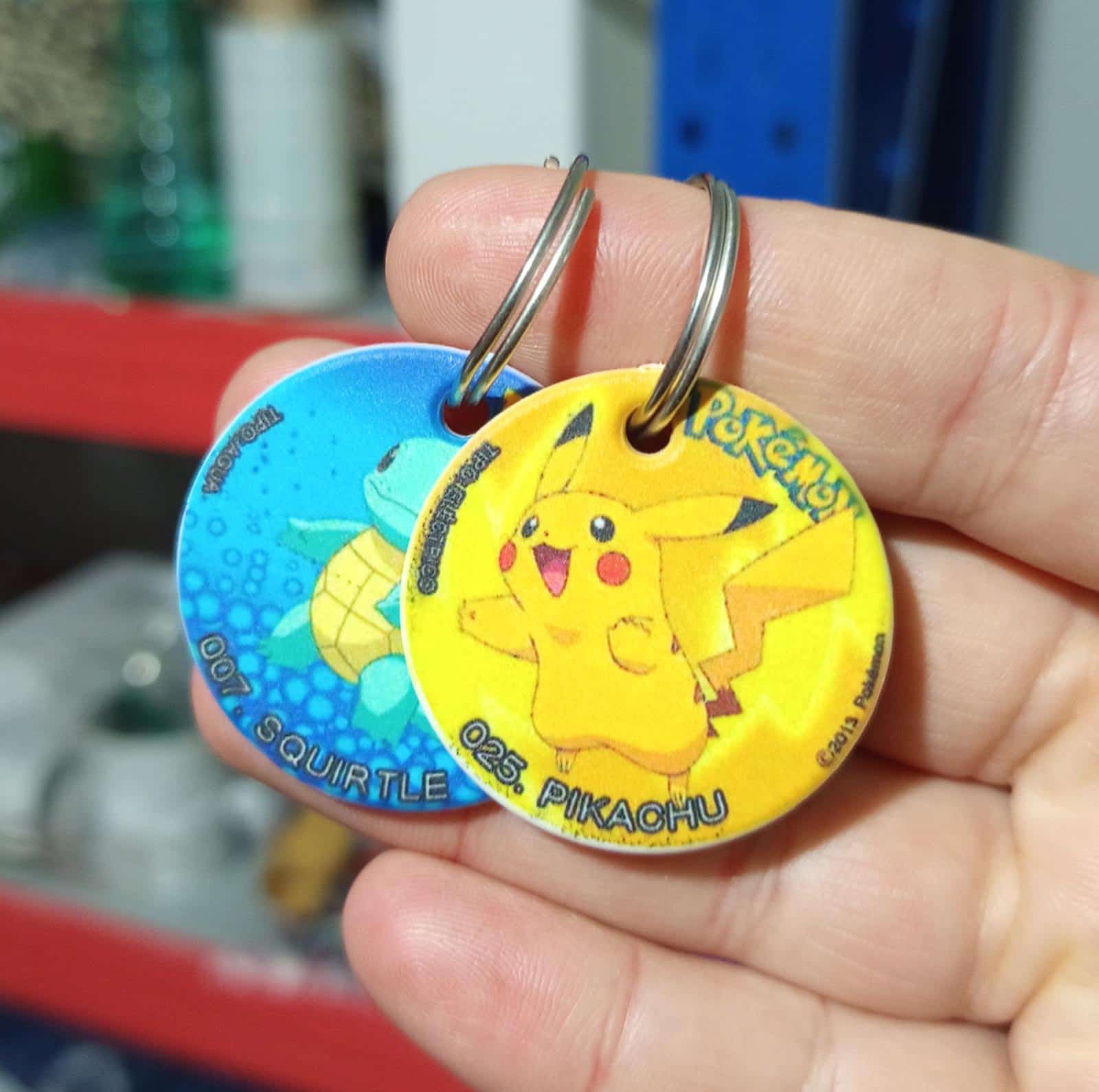 LLaveros POKEMON de polimero, 800 pokemons!