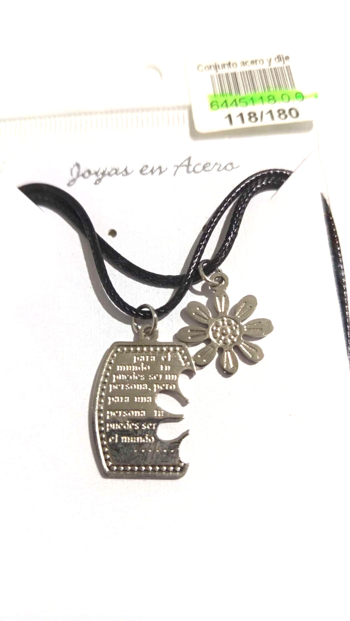 Collares compartidos para parejas [Chapita + flor]