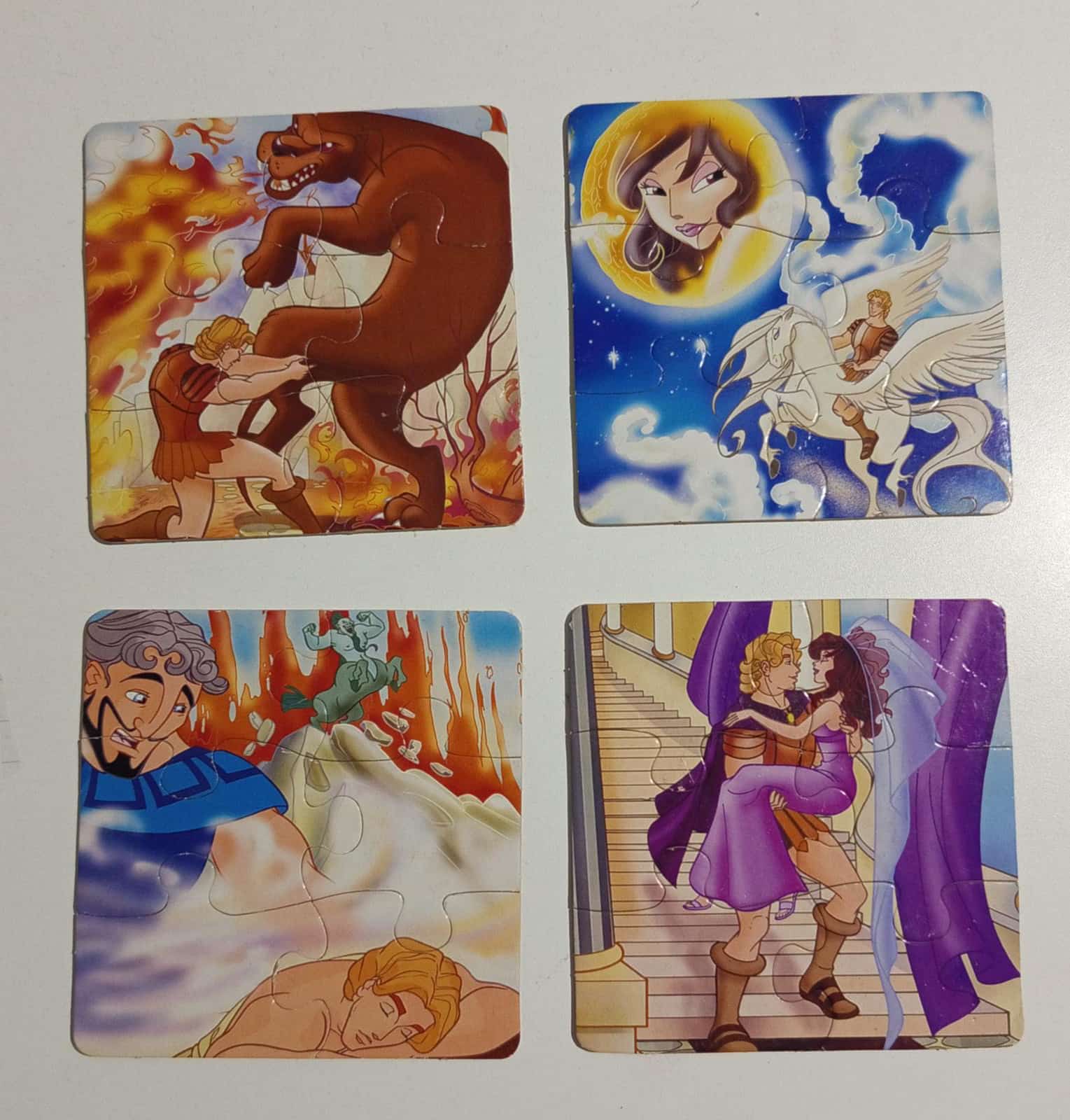 4 Puzzles de 6 piezas, Catón duro.