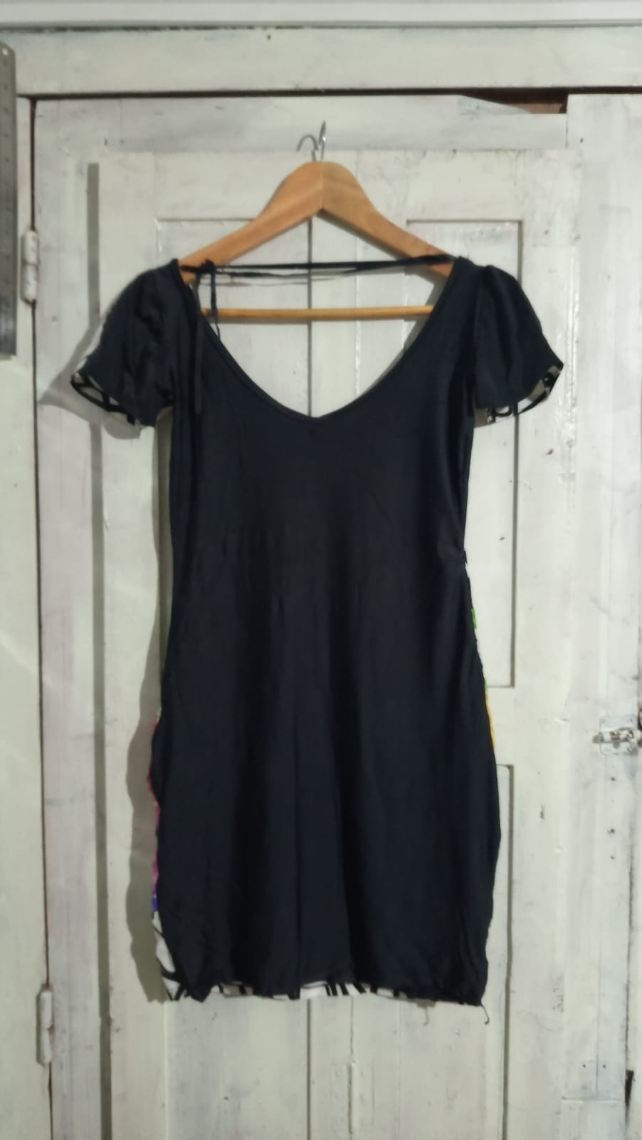 Vestido floreado y negro
