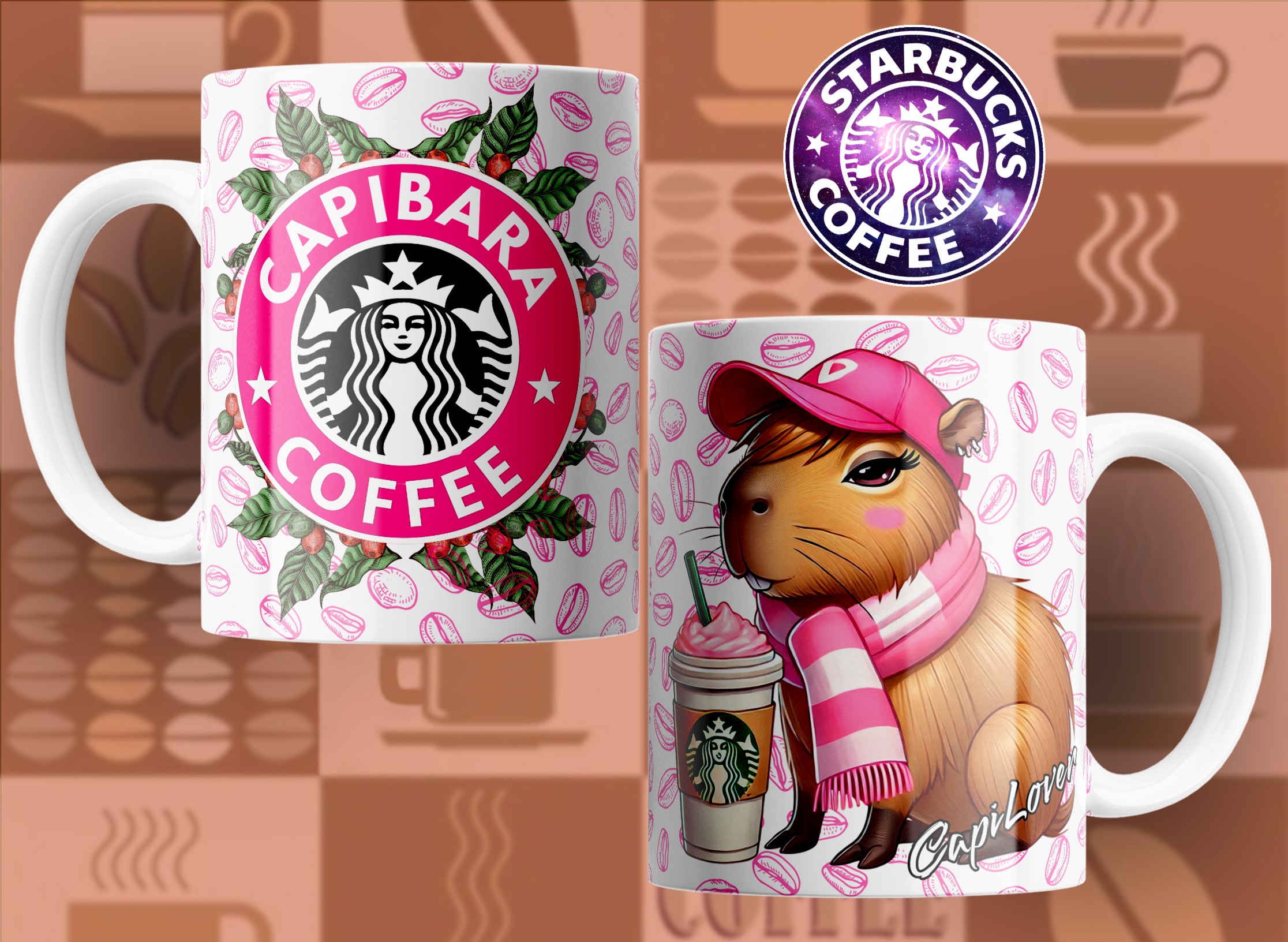 Starbucks Capibara, Tazas cerámica