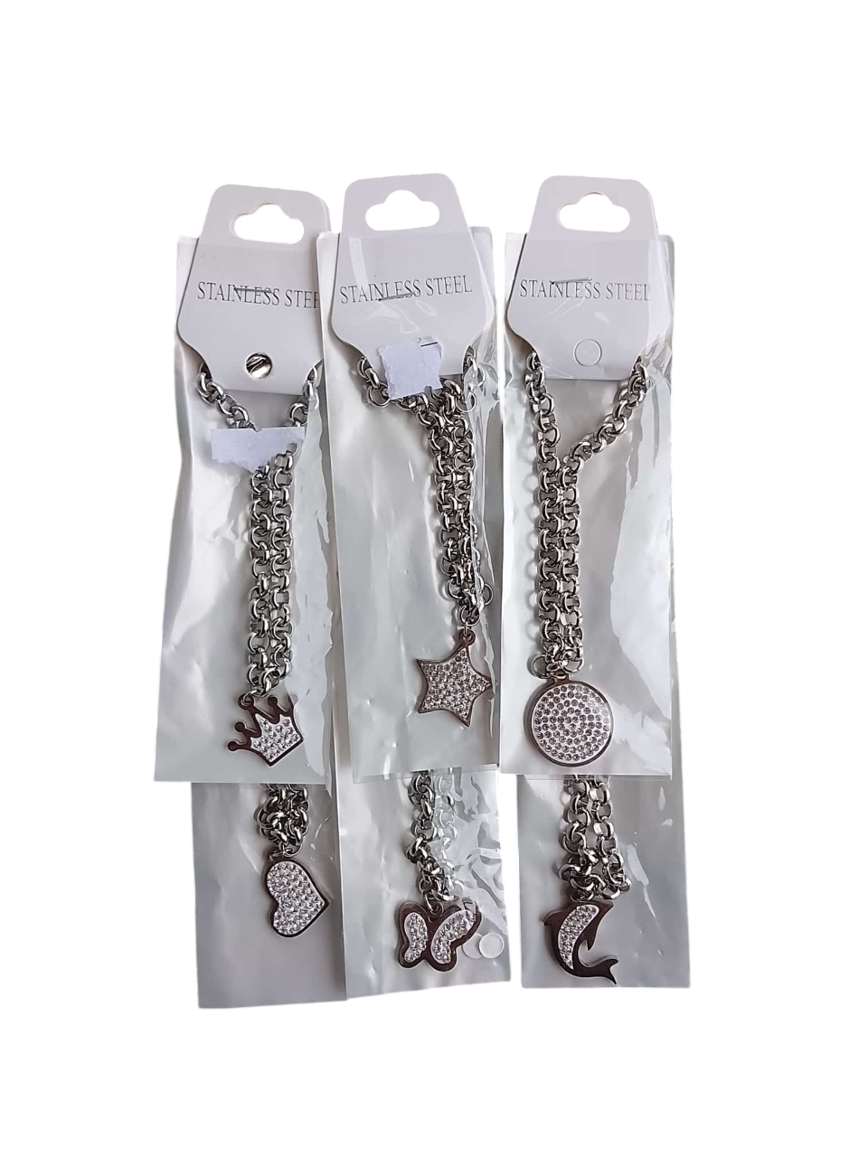 Pulseras mixtas con strass, precio por unidad