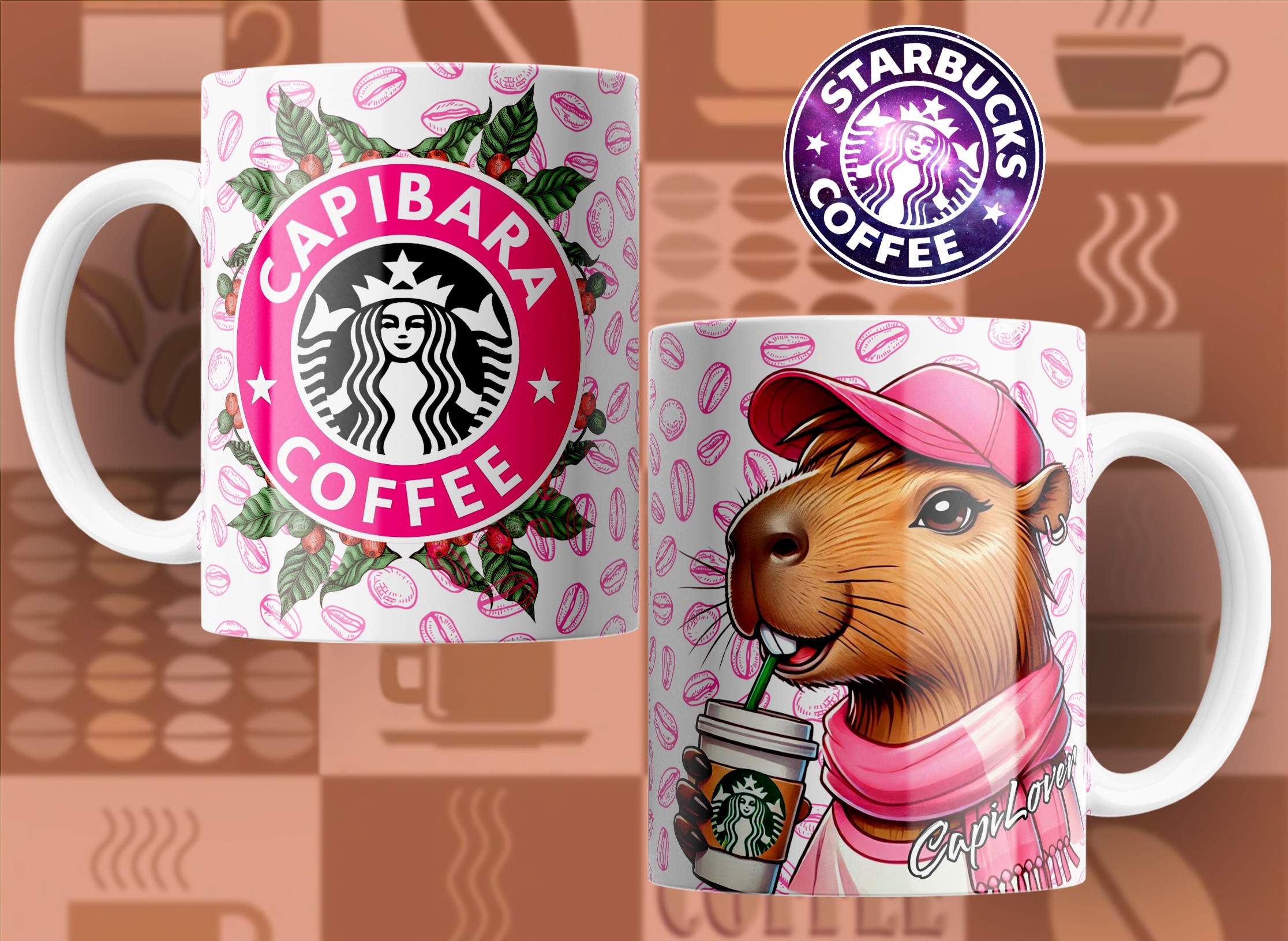 Starbucks Capibara, Tazas cerámica