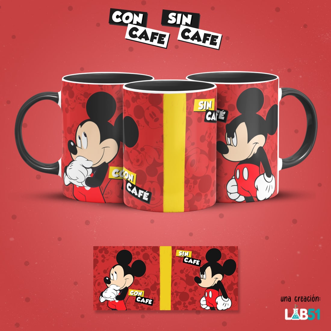 Con café y sin café PARTE 2, tazas de ceramica