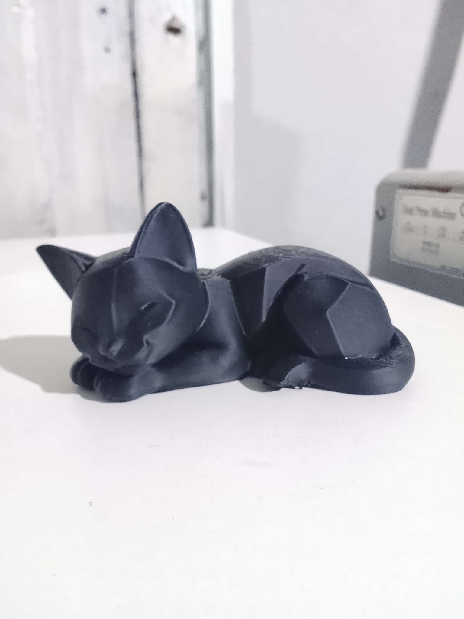 Gatito Dormido, impresion 3D, Material PLA