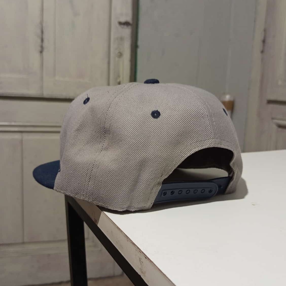 Gorra Gris/Azul, New York