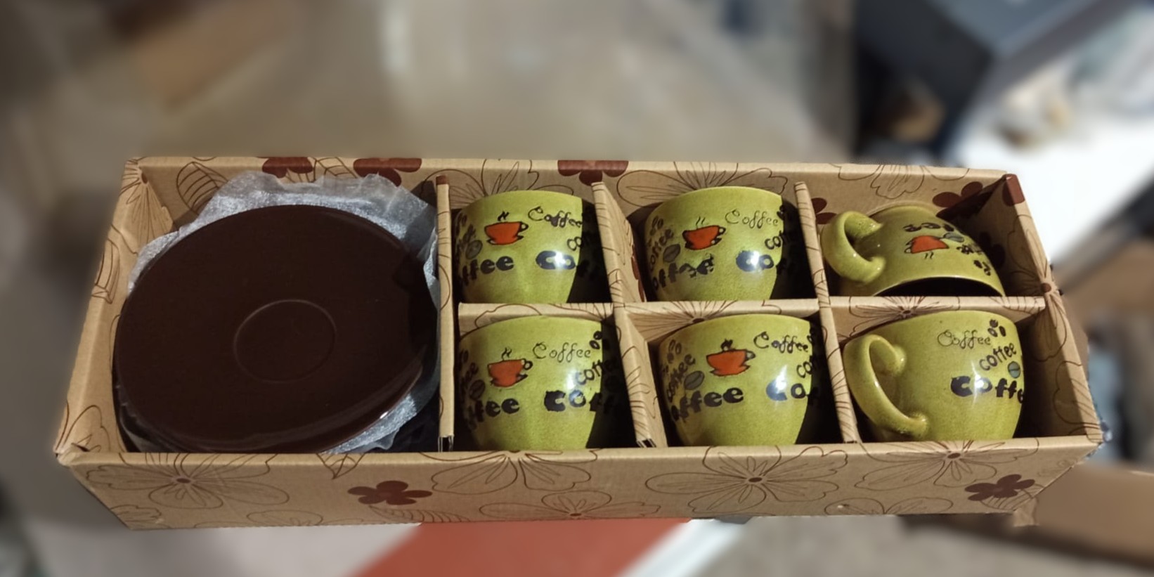 6unid. Tacitas para té/café con plato