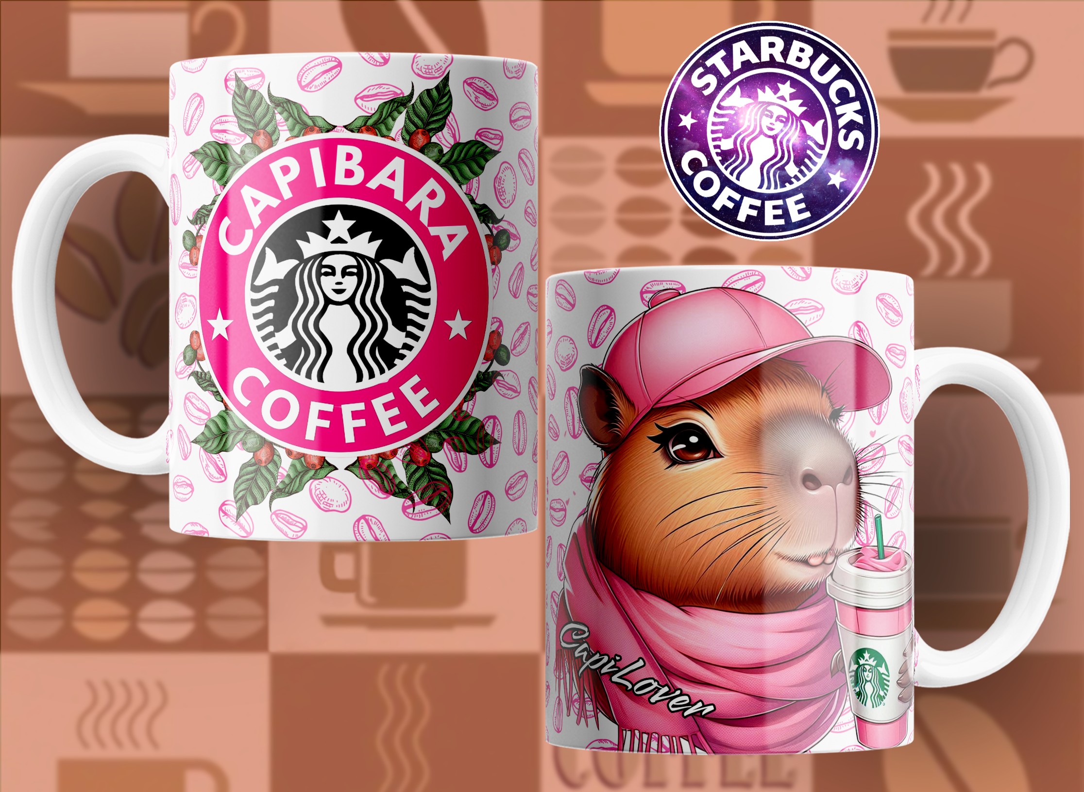 Starbucks Capibara, Tazas cerámica