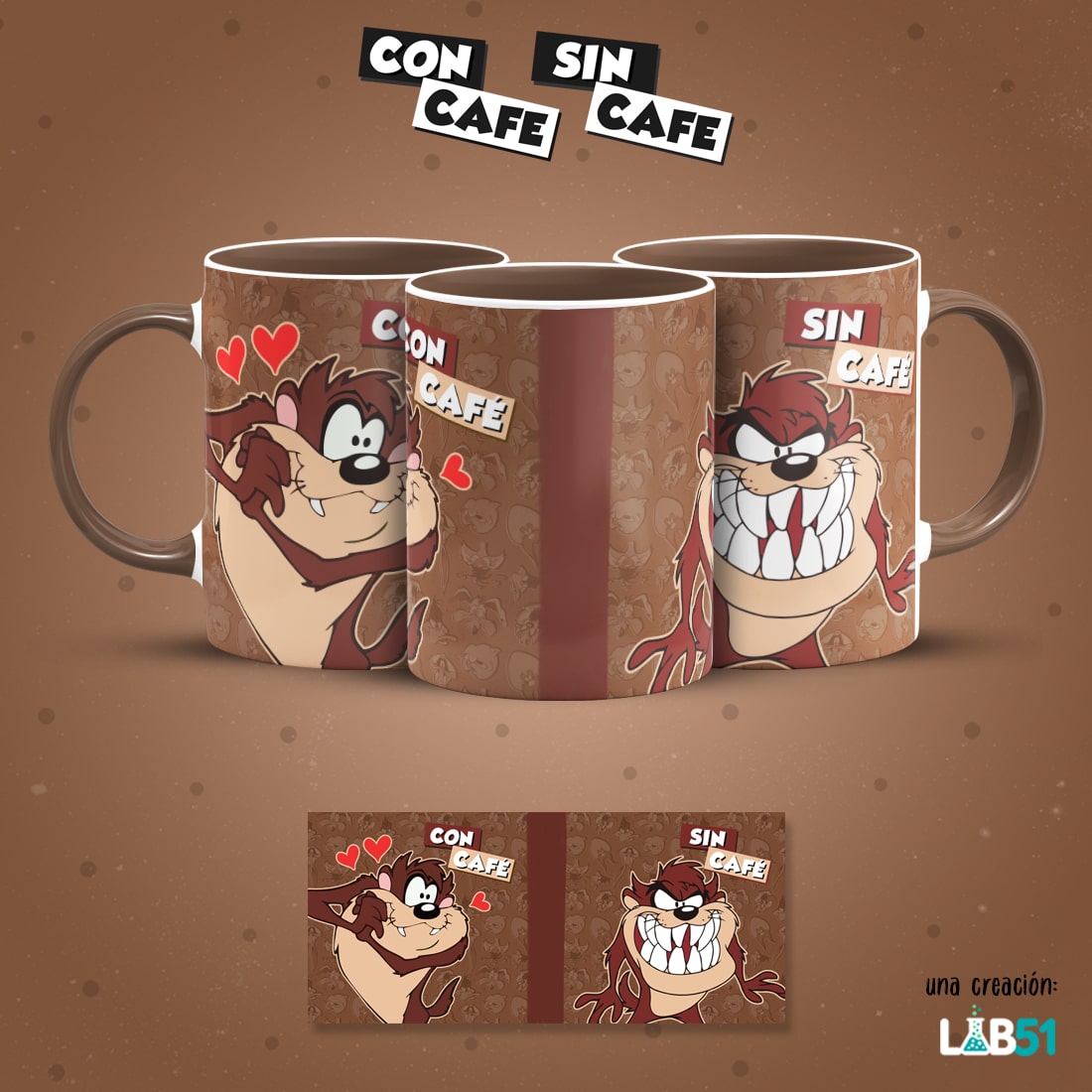 Con café y sin café PARTE 1, tazas de ceramica