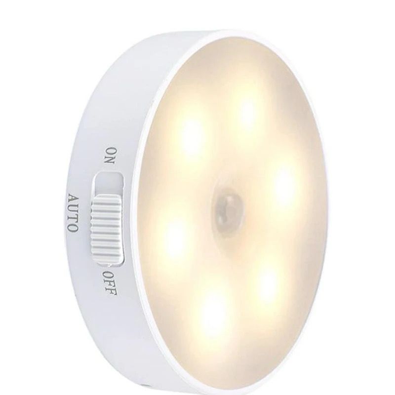 Luz con sensor recargable USB con iman