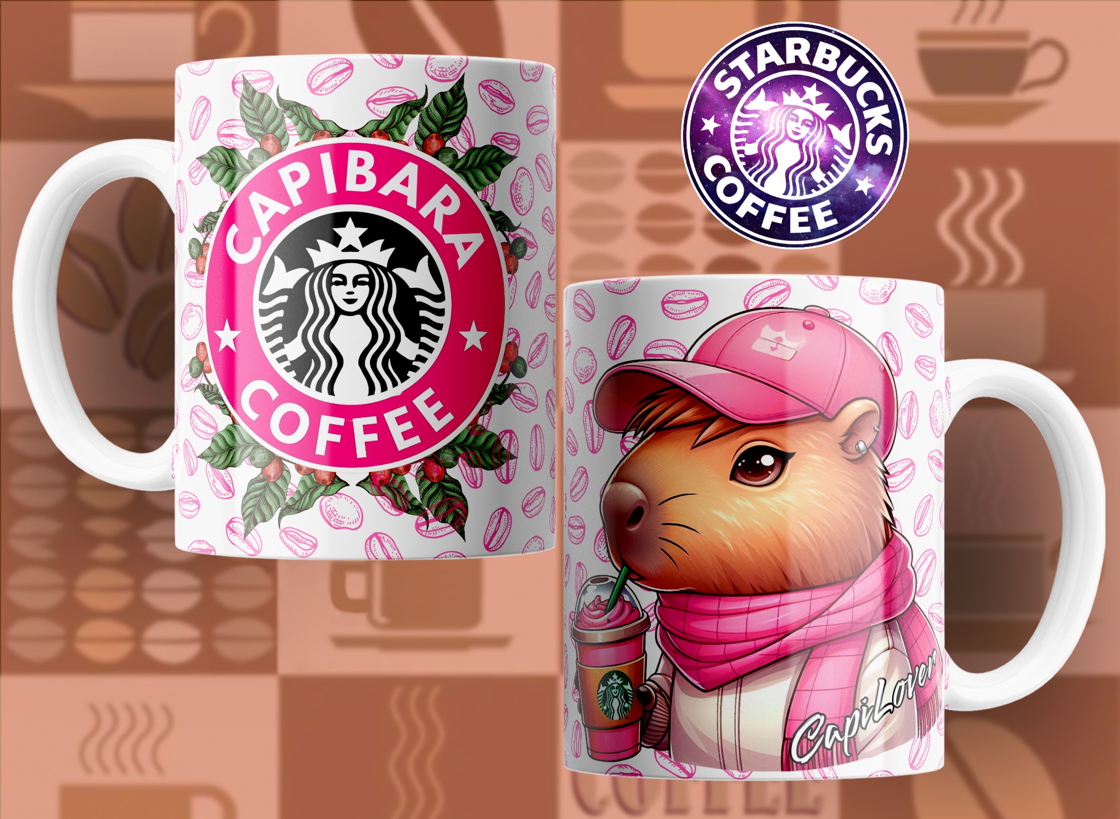 Starbucks Capibara, Tazas cerámica