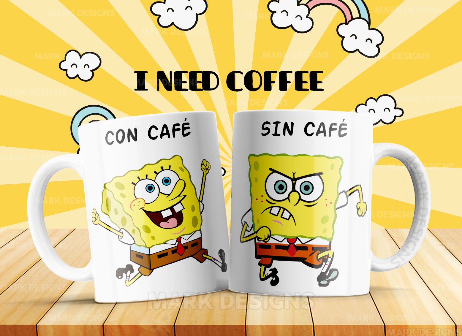 Con café y sin café PARTE 3, tazas de ceramica