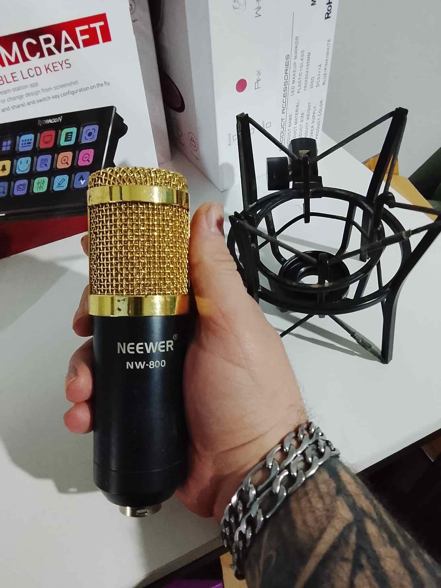 Microfono De Radio Y Grabación Studio Condensador