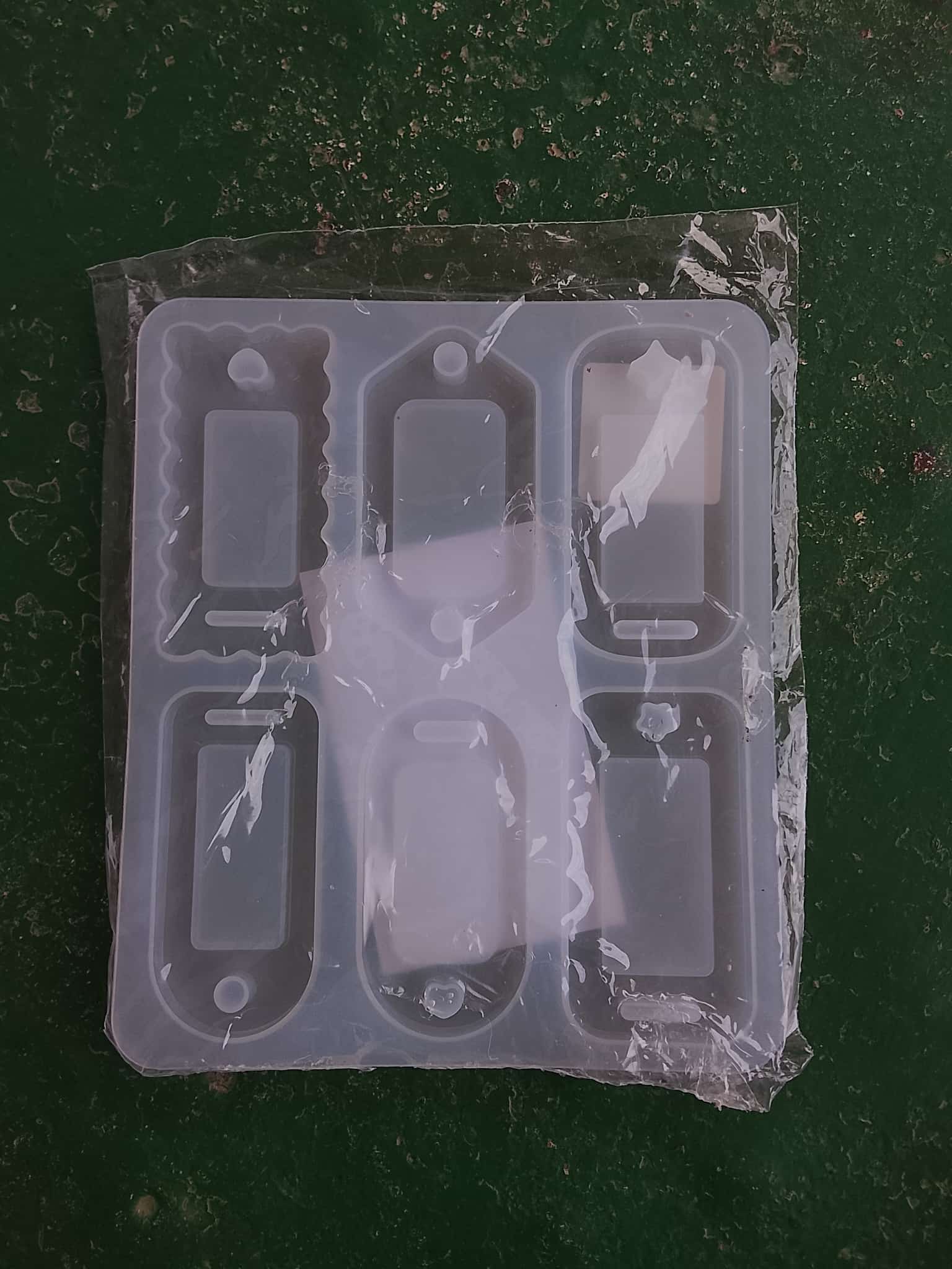 Molde Silicona Resina Epoxi Masas Modelos Colgantes Llaveros X6 Formas