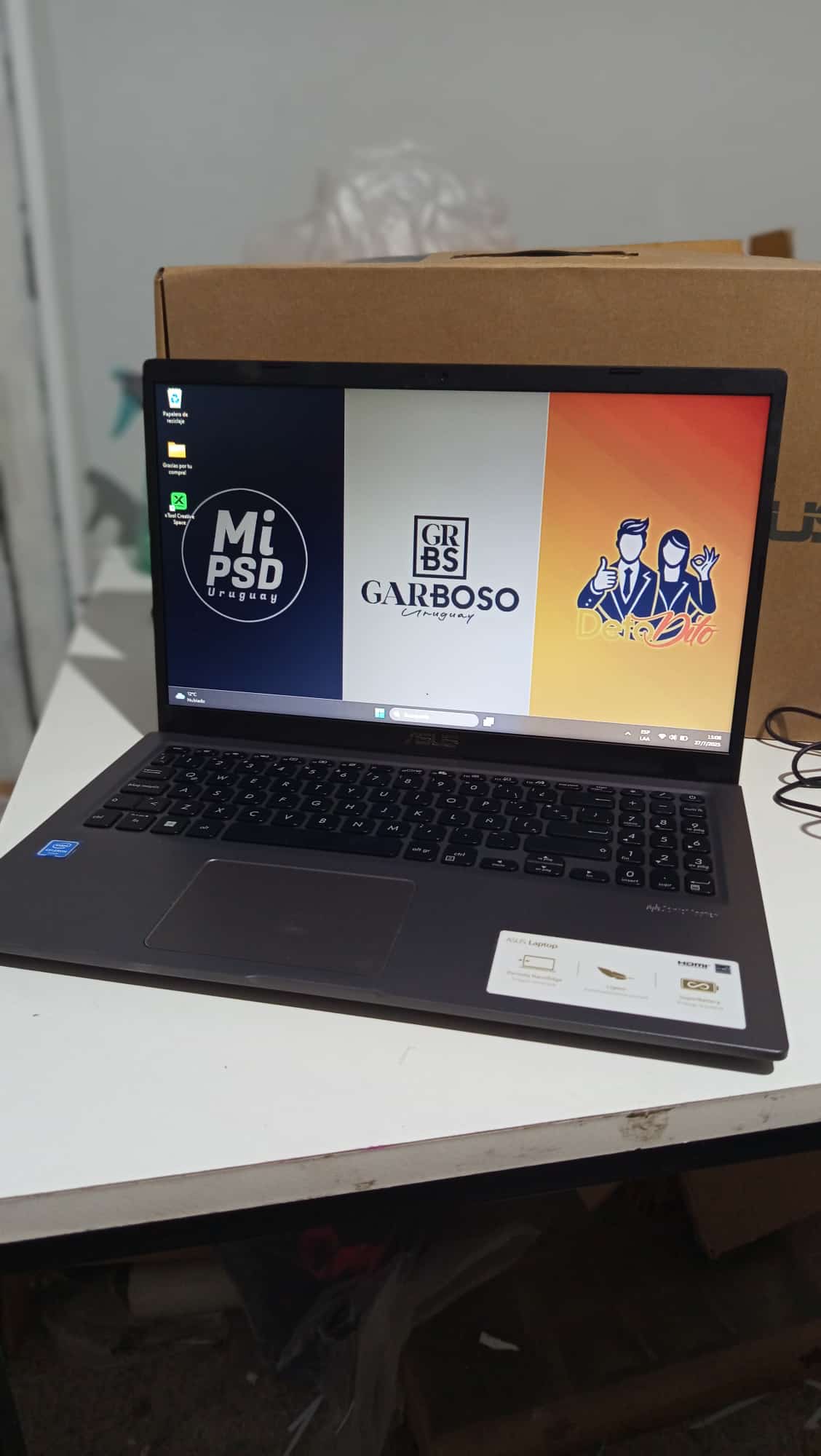 notebook ASUS X515 con procesador Intel Celeron N4020