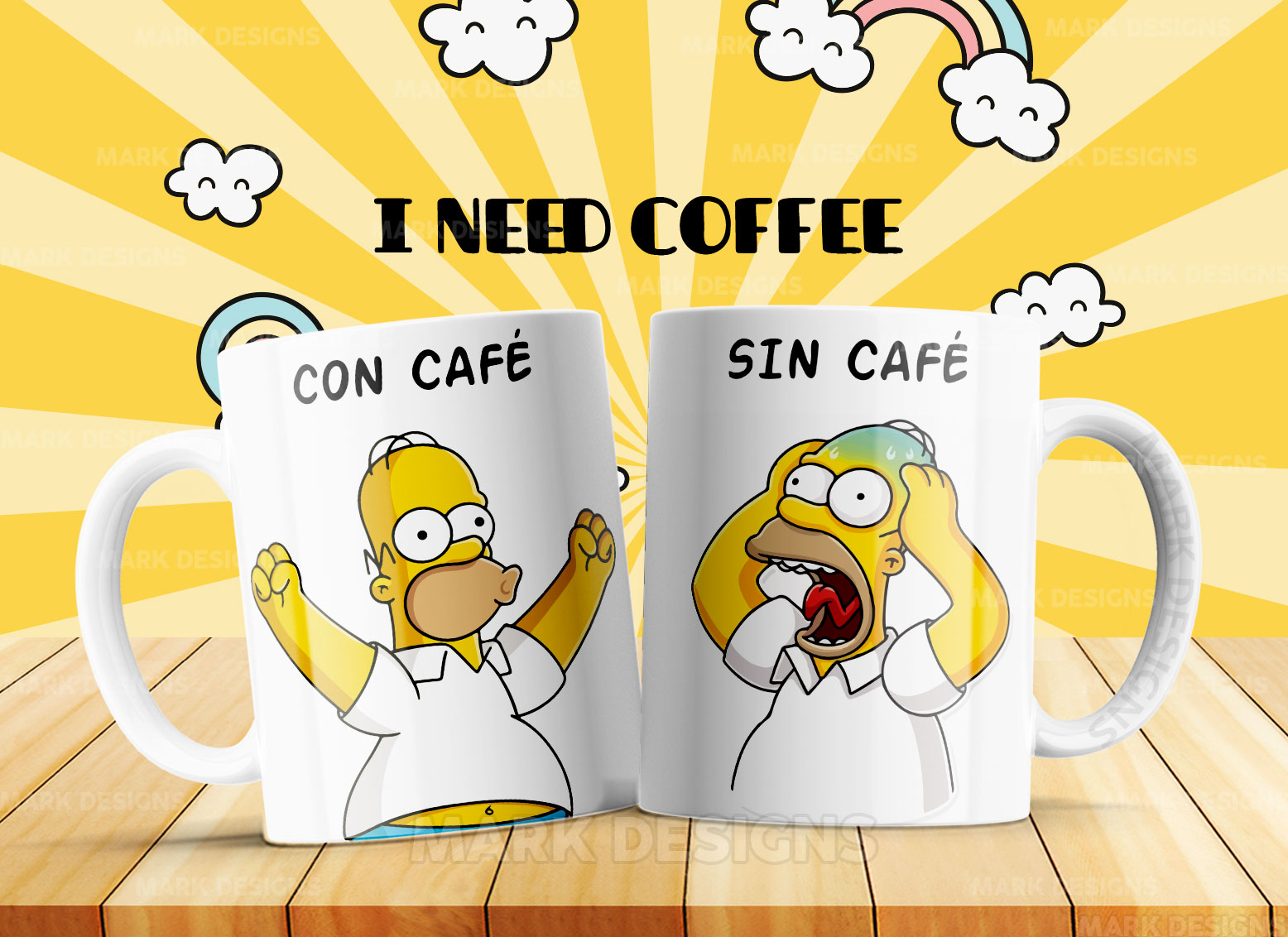Con café y sin café PARTE 3, tazas de ceramica