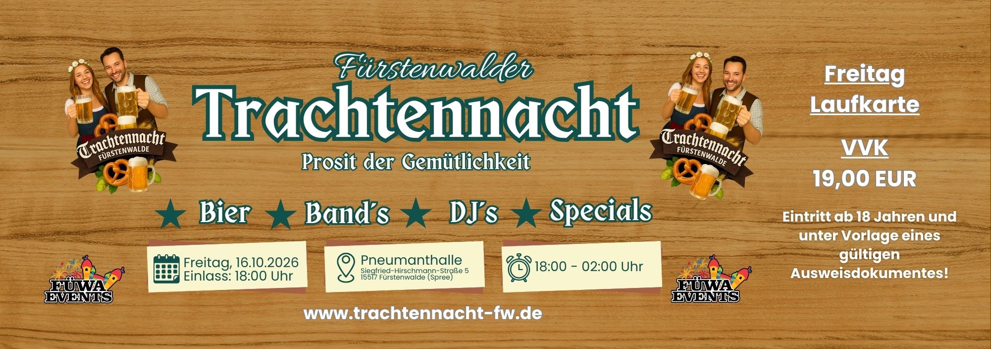 Laufkarte Freitag, 16.10.2026