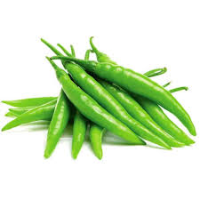 Fresh Green Chilies