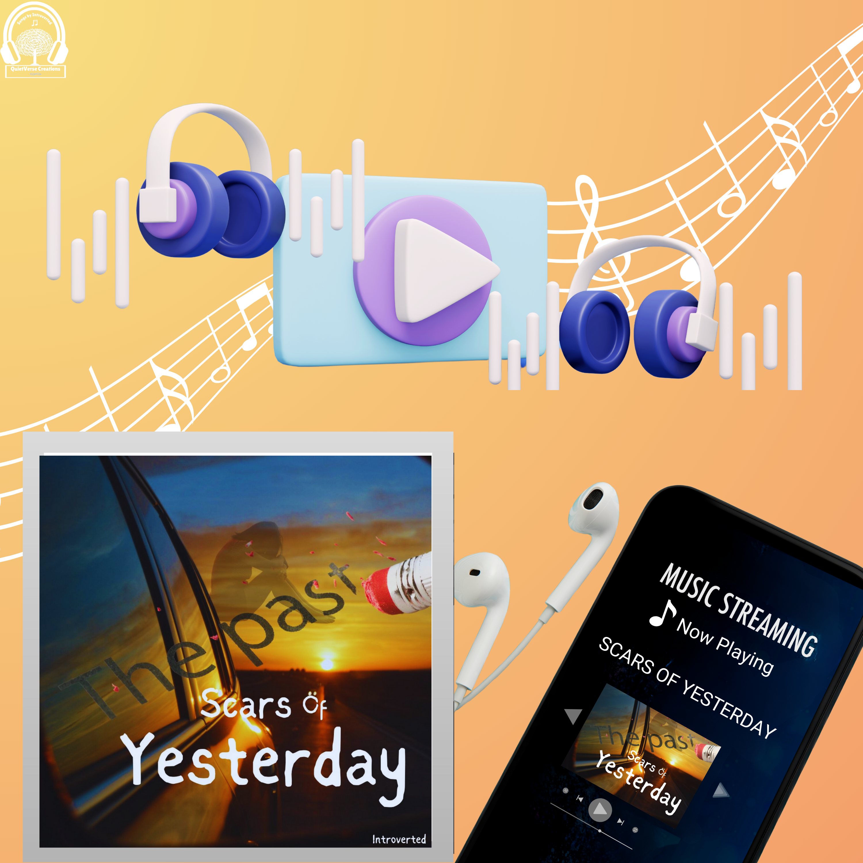 Scars of Yesterday by Introverted  – Music Download (.WAV)