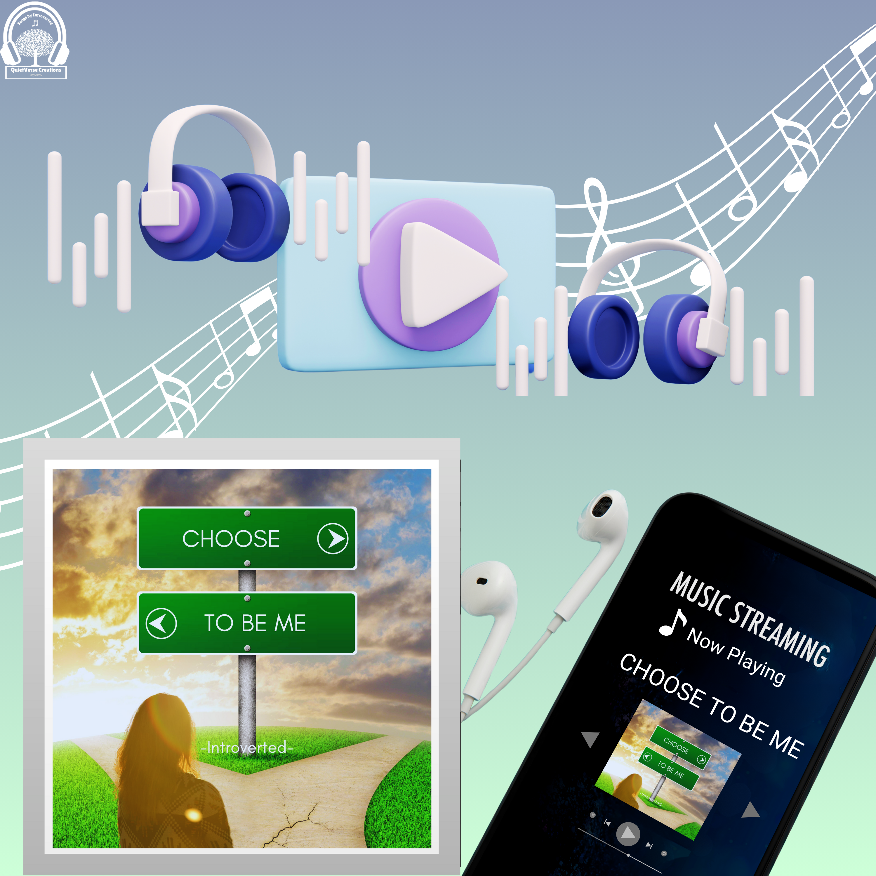 Choose To Be Me by Introverted — Music Download (.WAV)