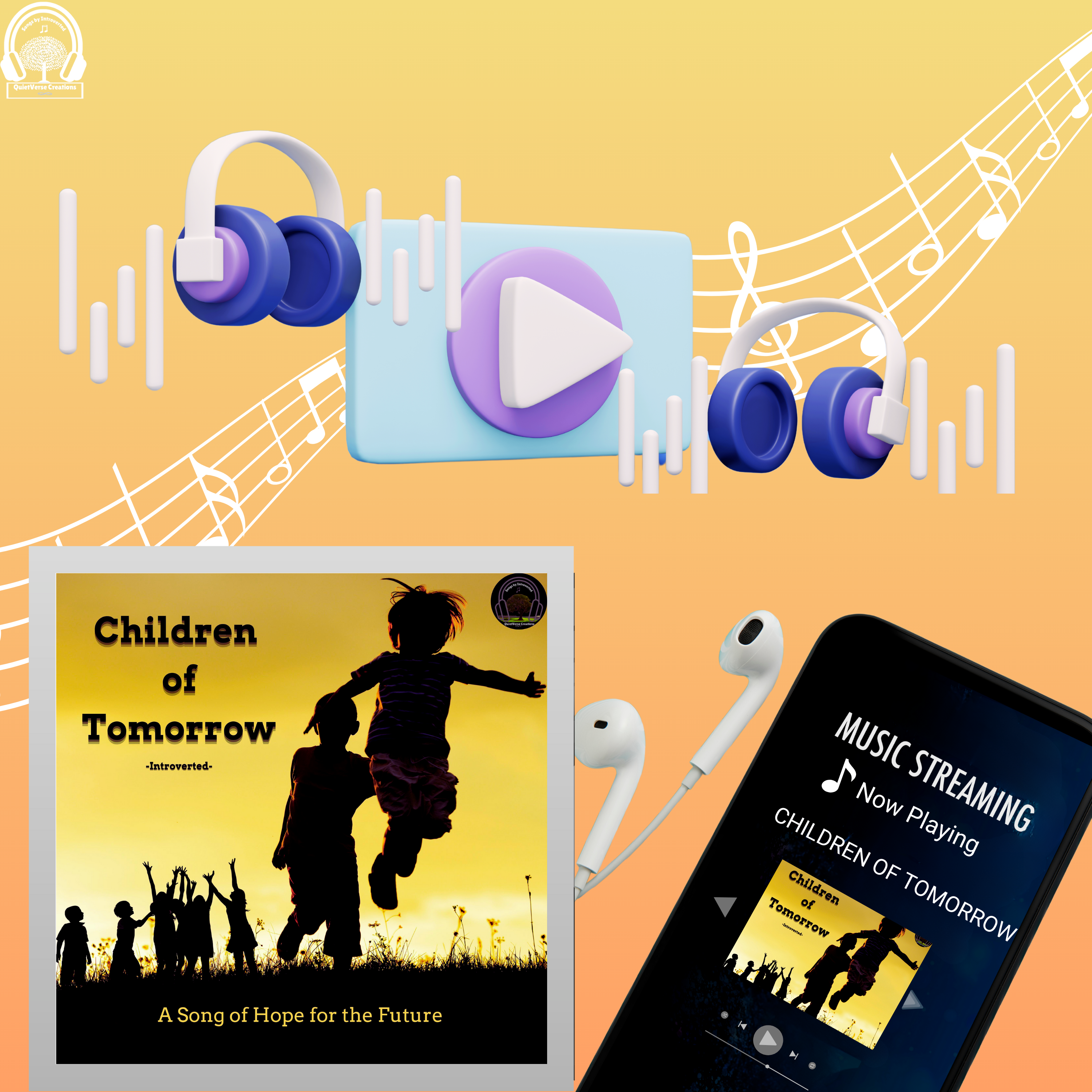 Children of Tomorrow by Introverted — Music Download (.WAV)