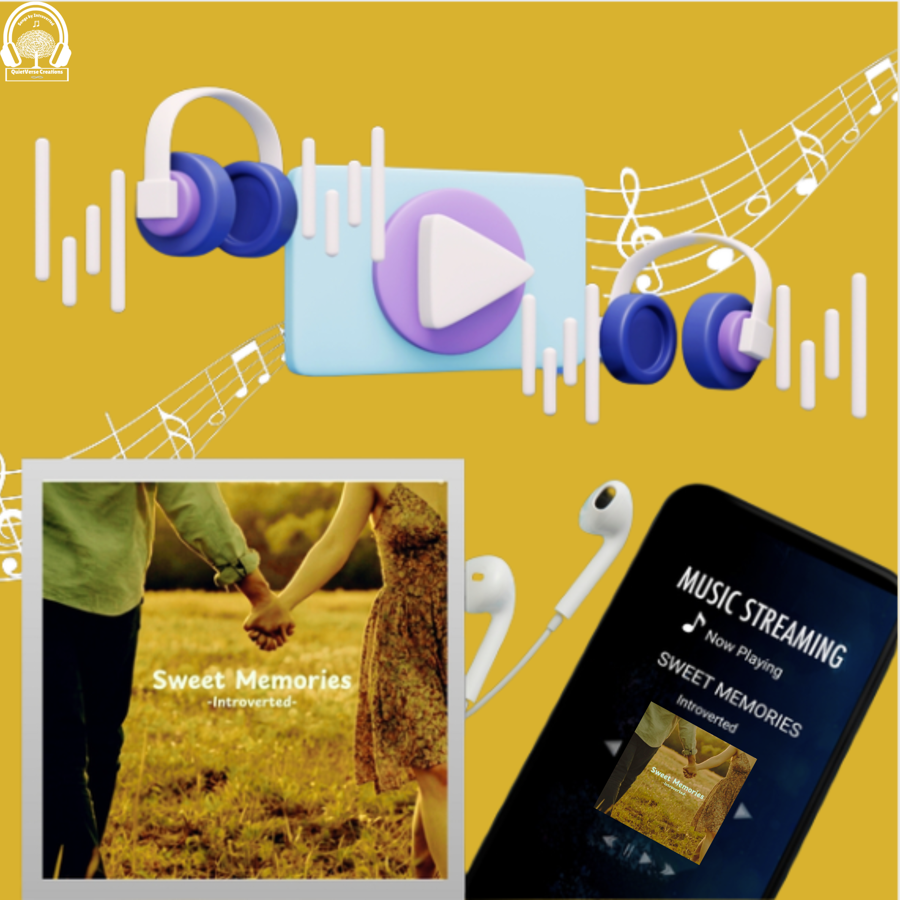 ‘Sweet Memories’ by Introverted — Music Download (.WAV)