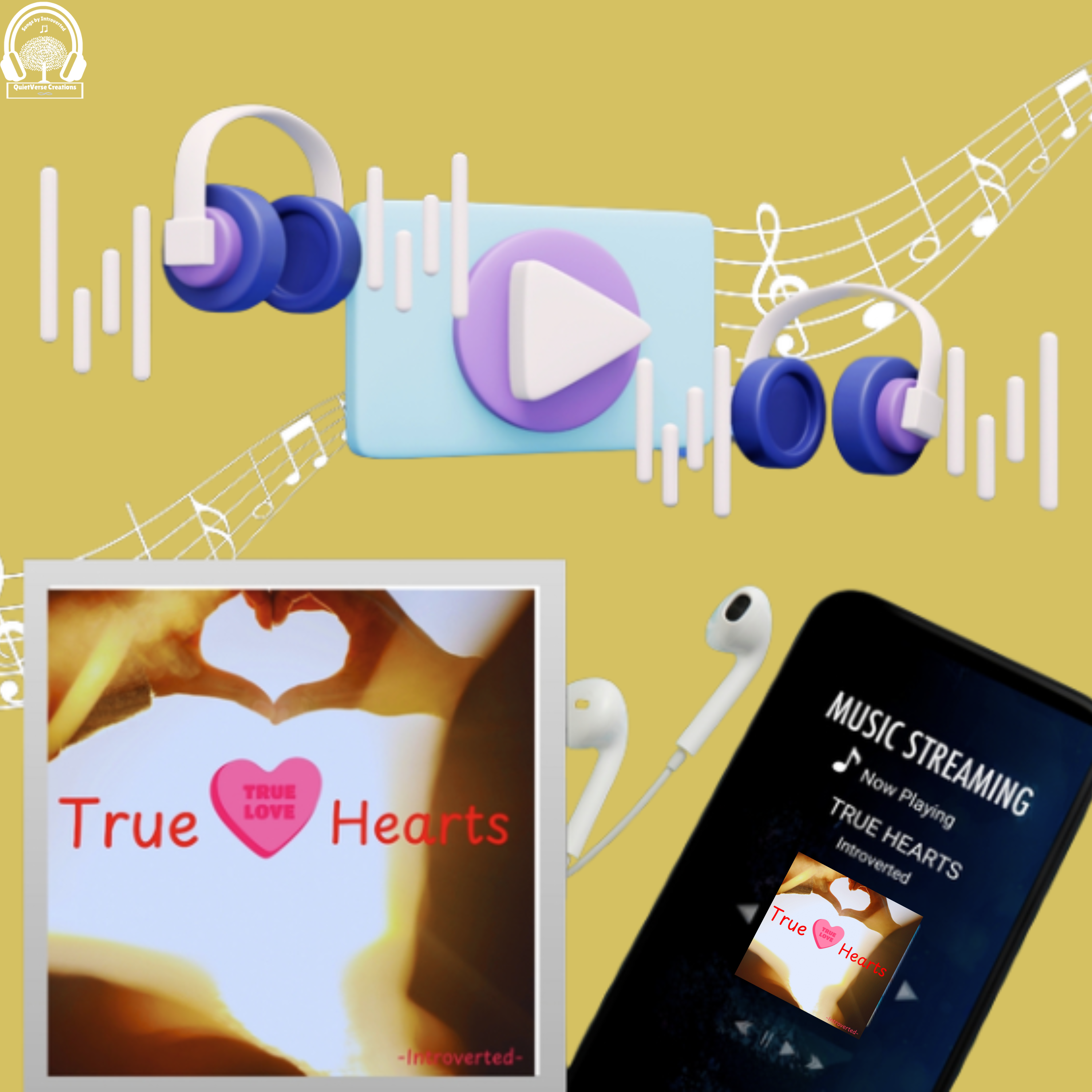 ‘True Hearts’ by Introverted — Music Download (.WAV)