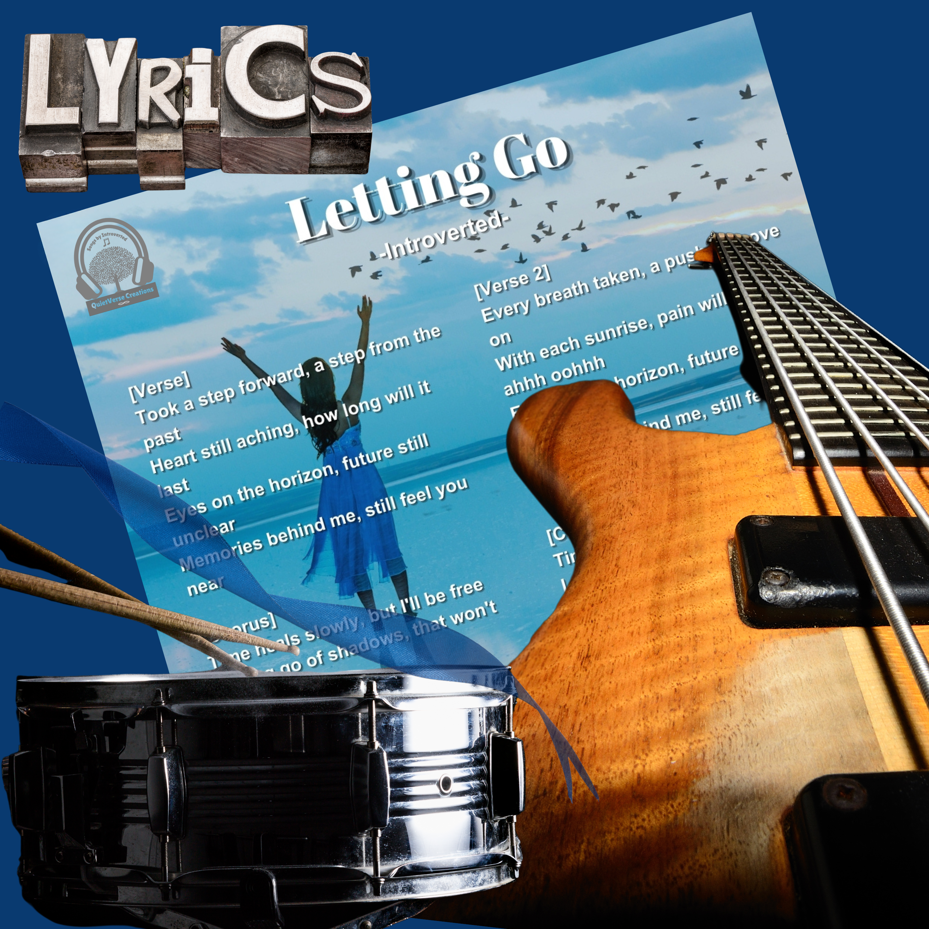 'Letting Go' Lyric Art Sheet